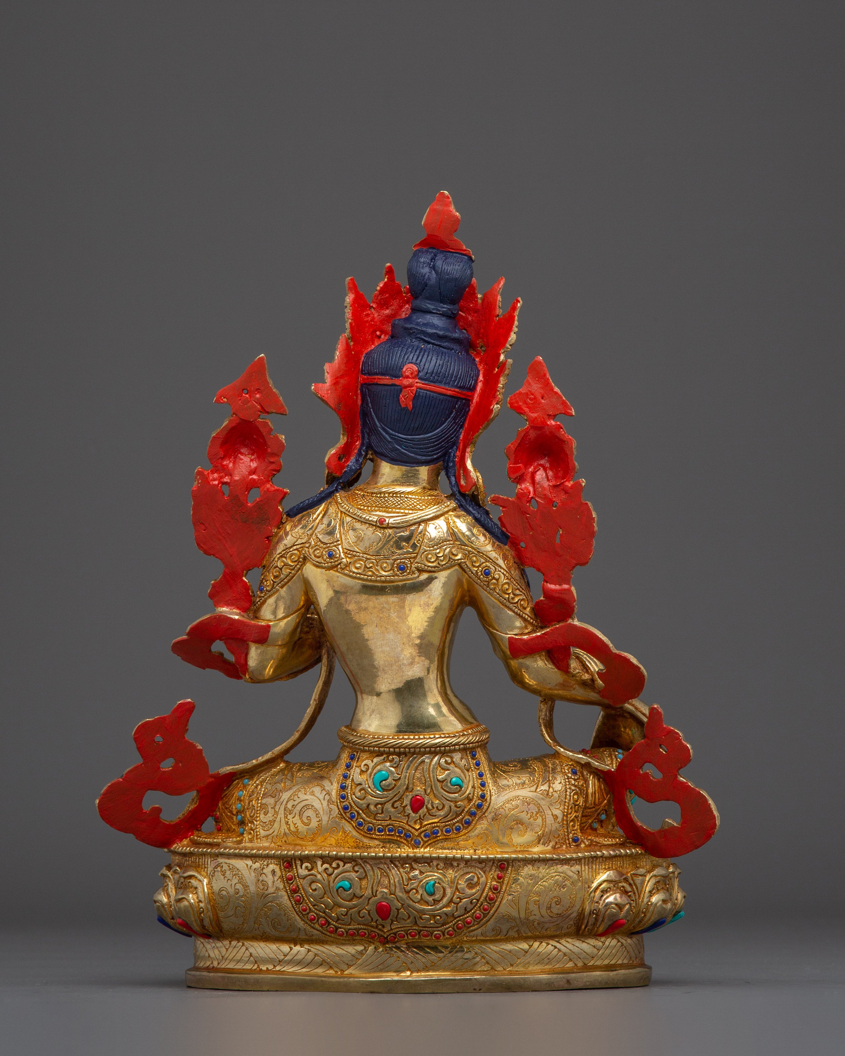 Green Tara Statue : Swift Liberator Goddess