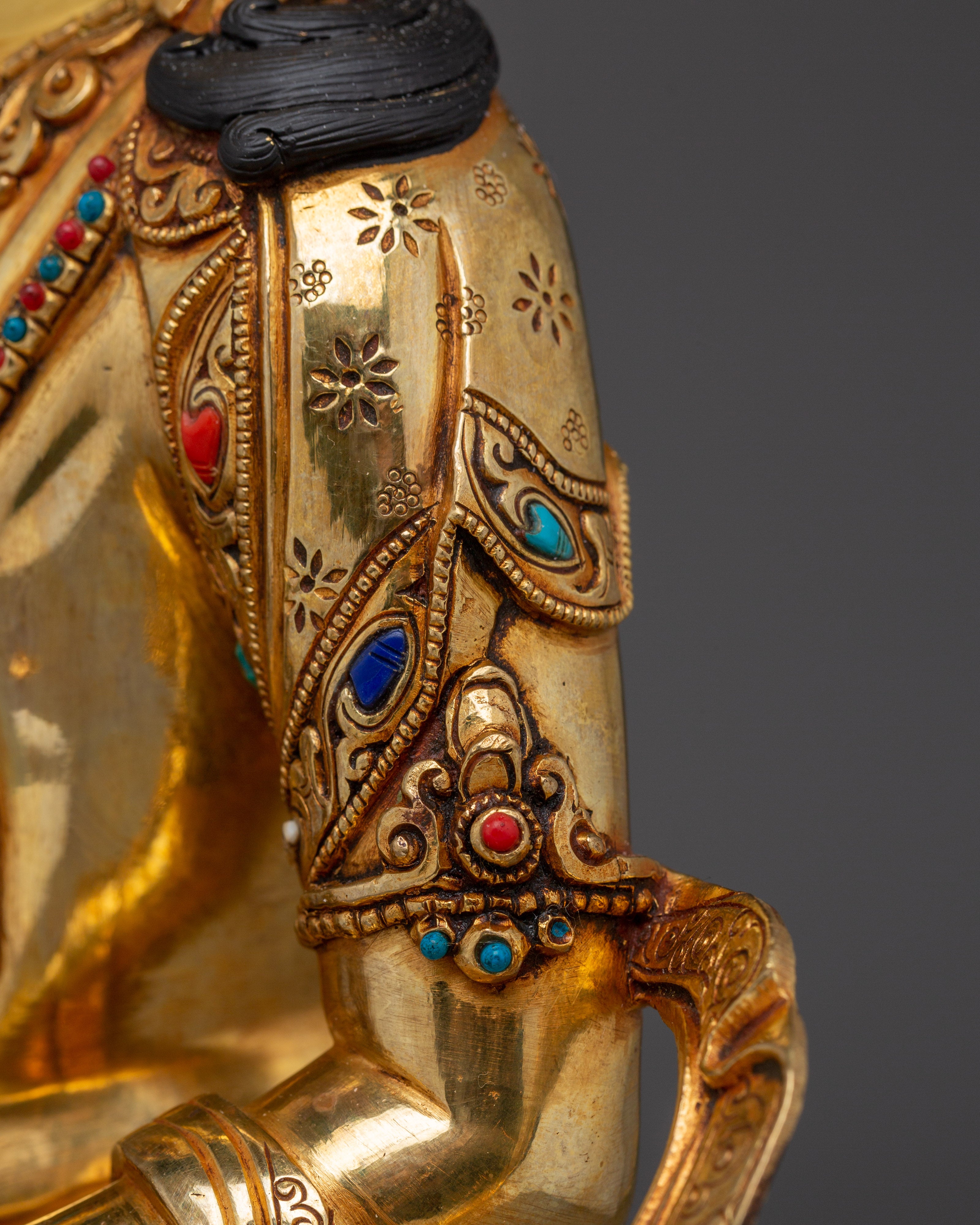 Tibetan Amitayus Artwork | Nepali Handcrafted Altar Statue