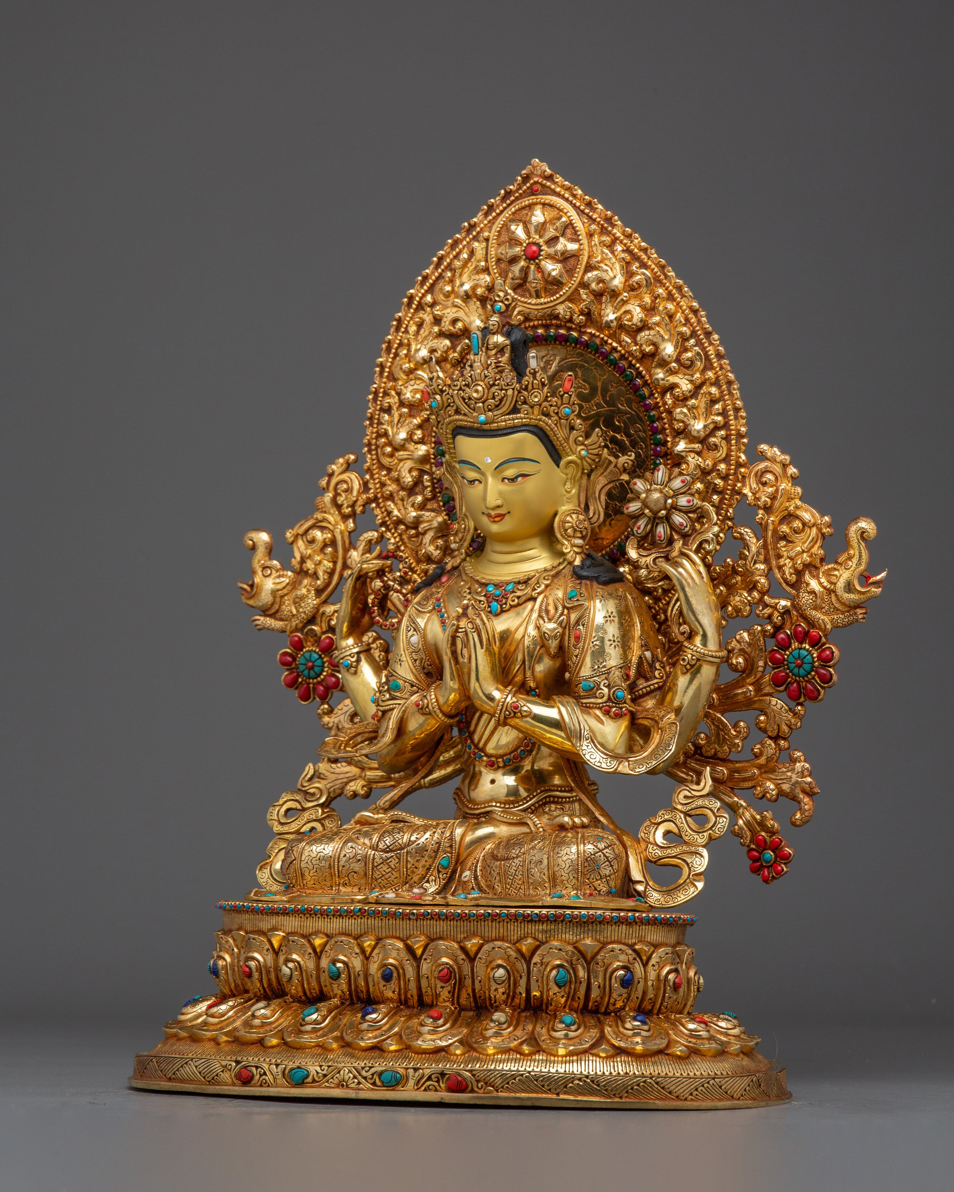 Buddhist Figurine of Chenrezig | Bodhisattva of Compassion