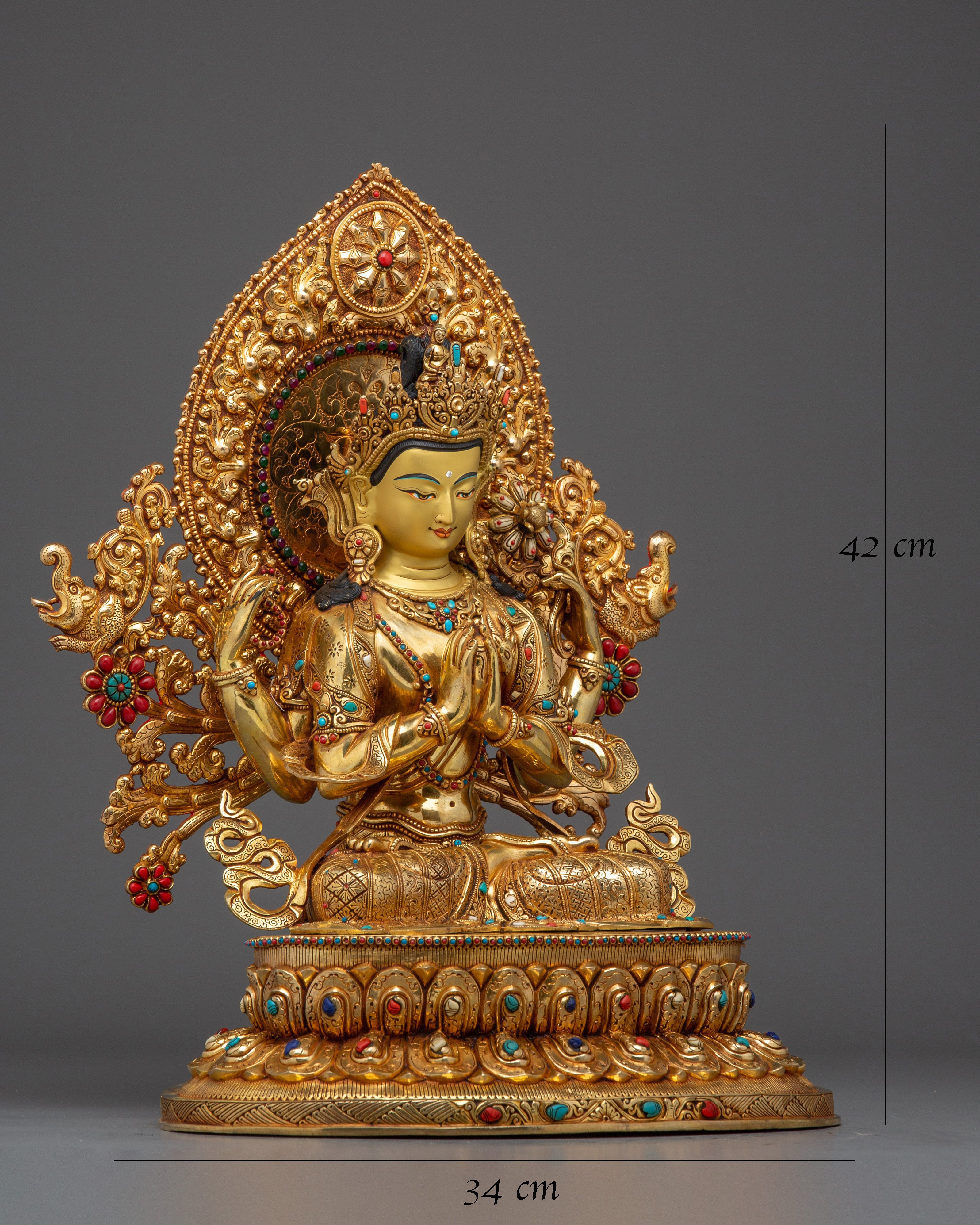 Buddhist Figurine of Chenrezig