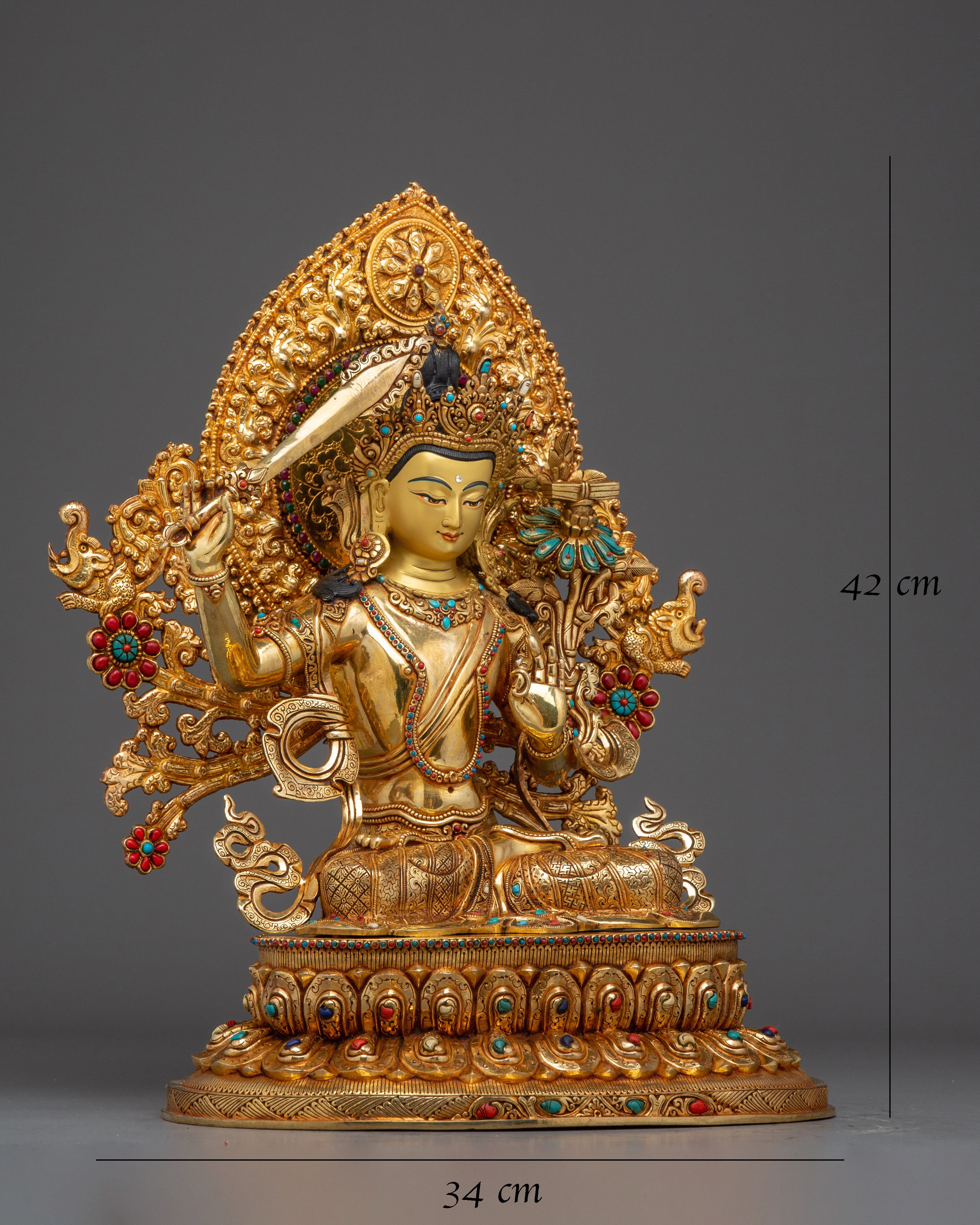 Bodhisattva Golden Manjushri Artwork