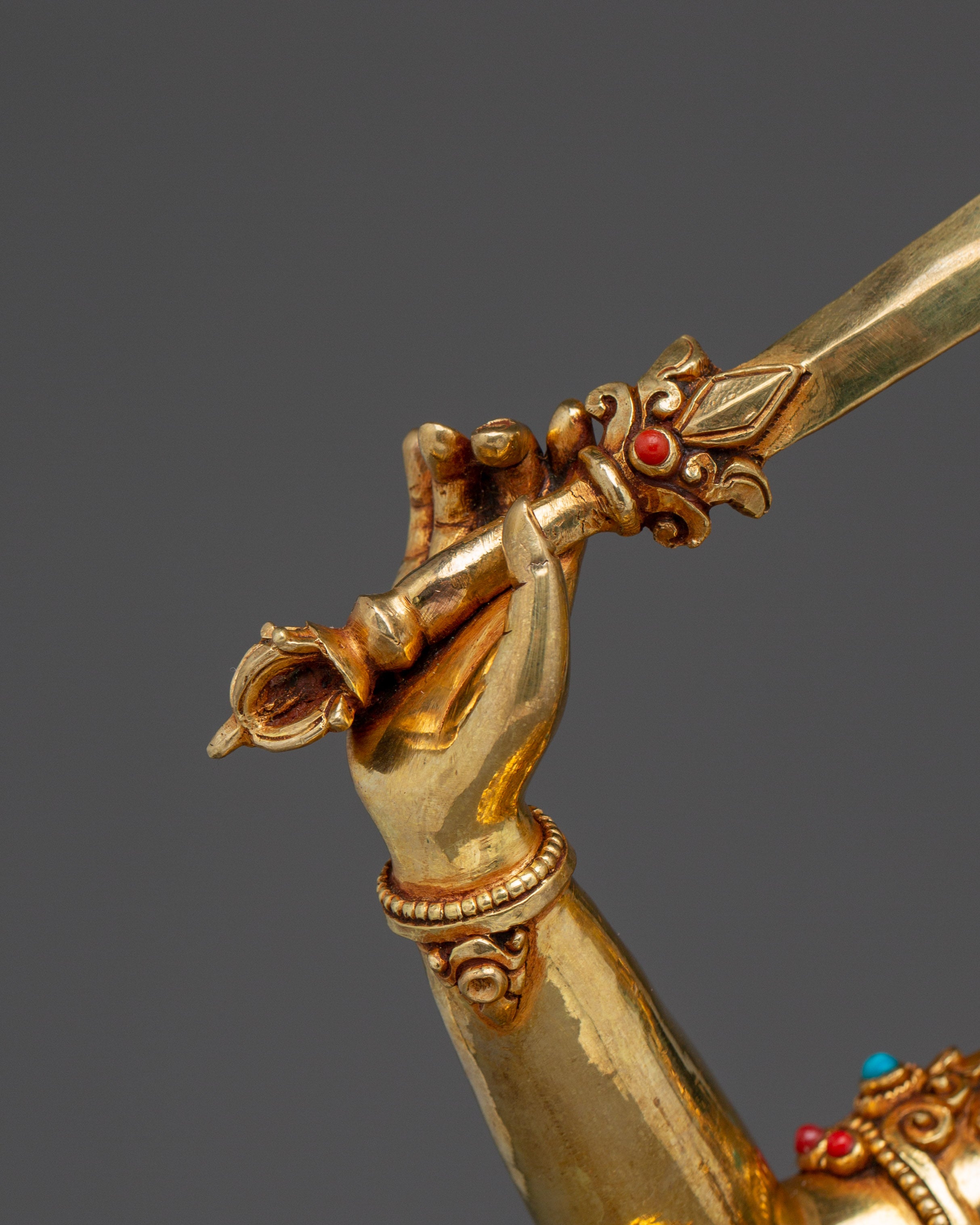 Bodhisattva Golden Manjushri Artwork | Symbol of Wisdom