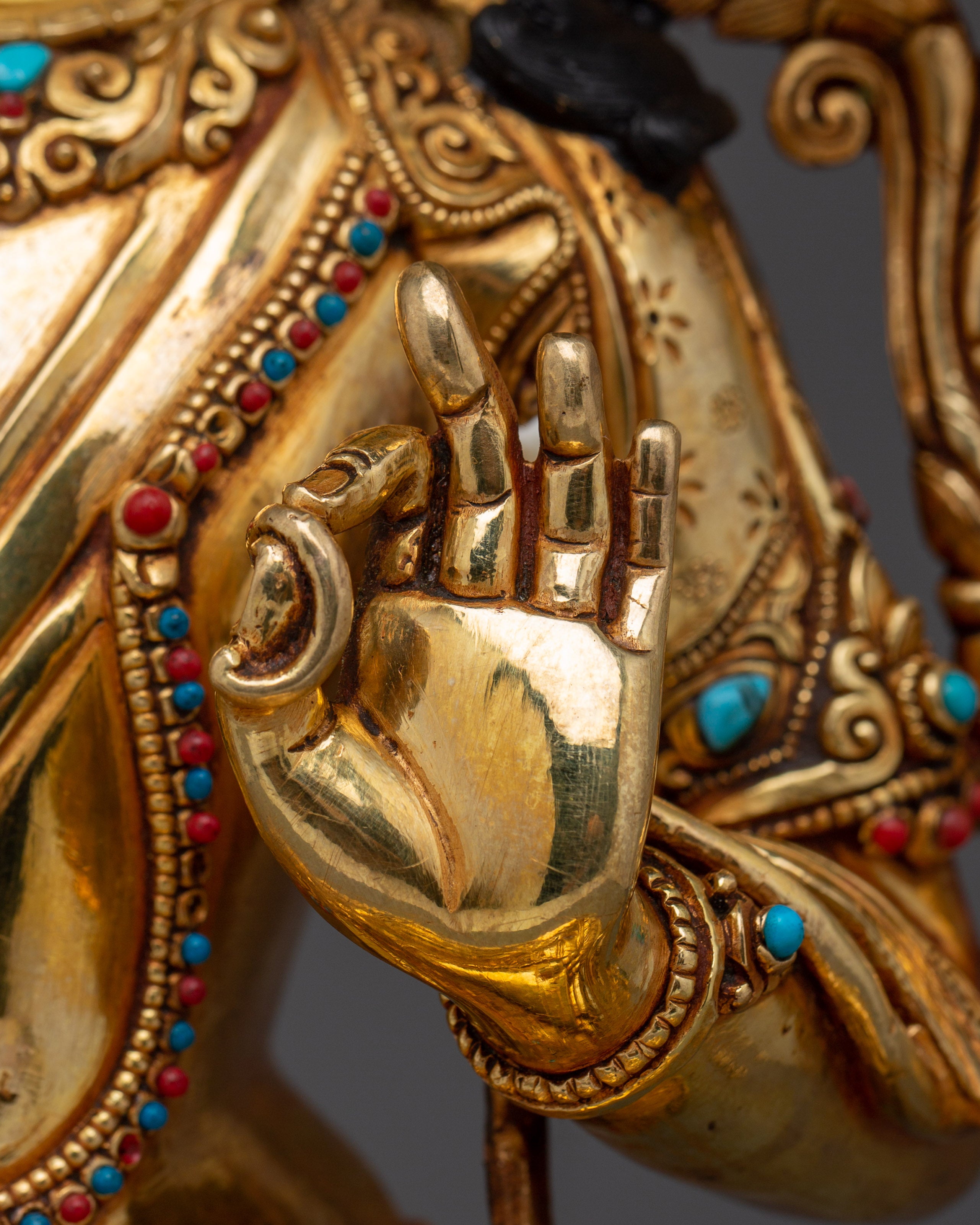 Bodhisattva Golden Manjushri Artwork | Symbol of Wisdom