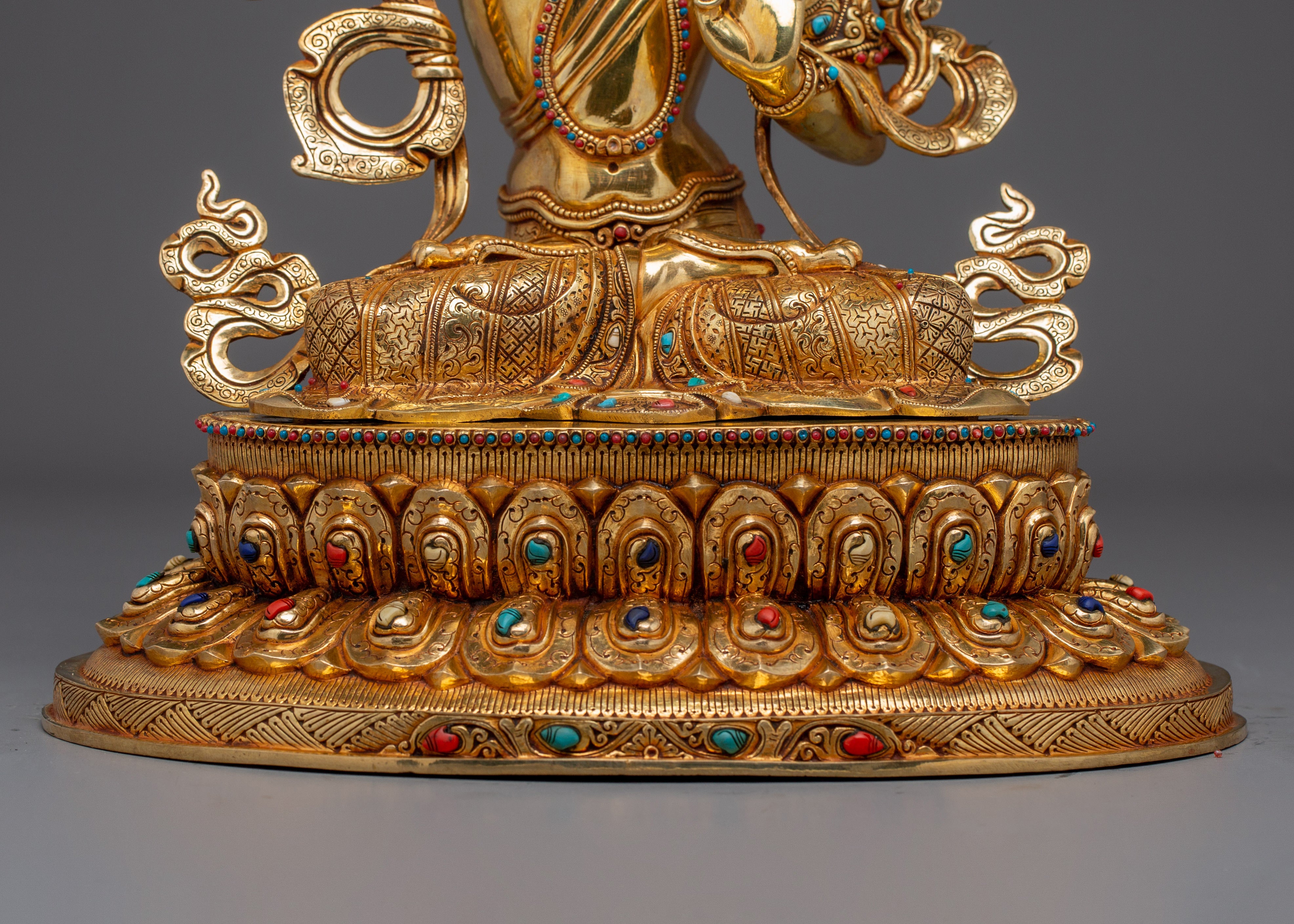 Bodhisattva Golden Manjushri Artwork | Symbol of Wisdom