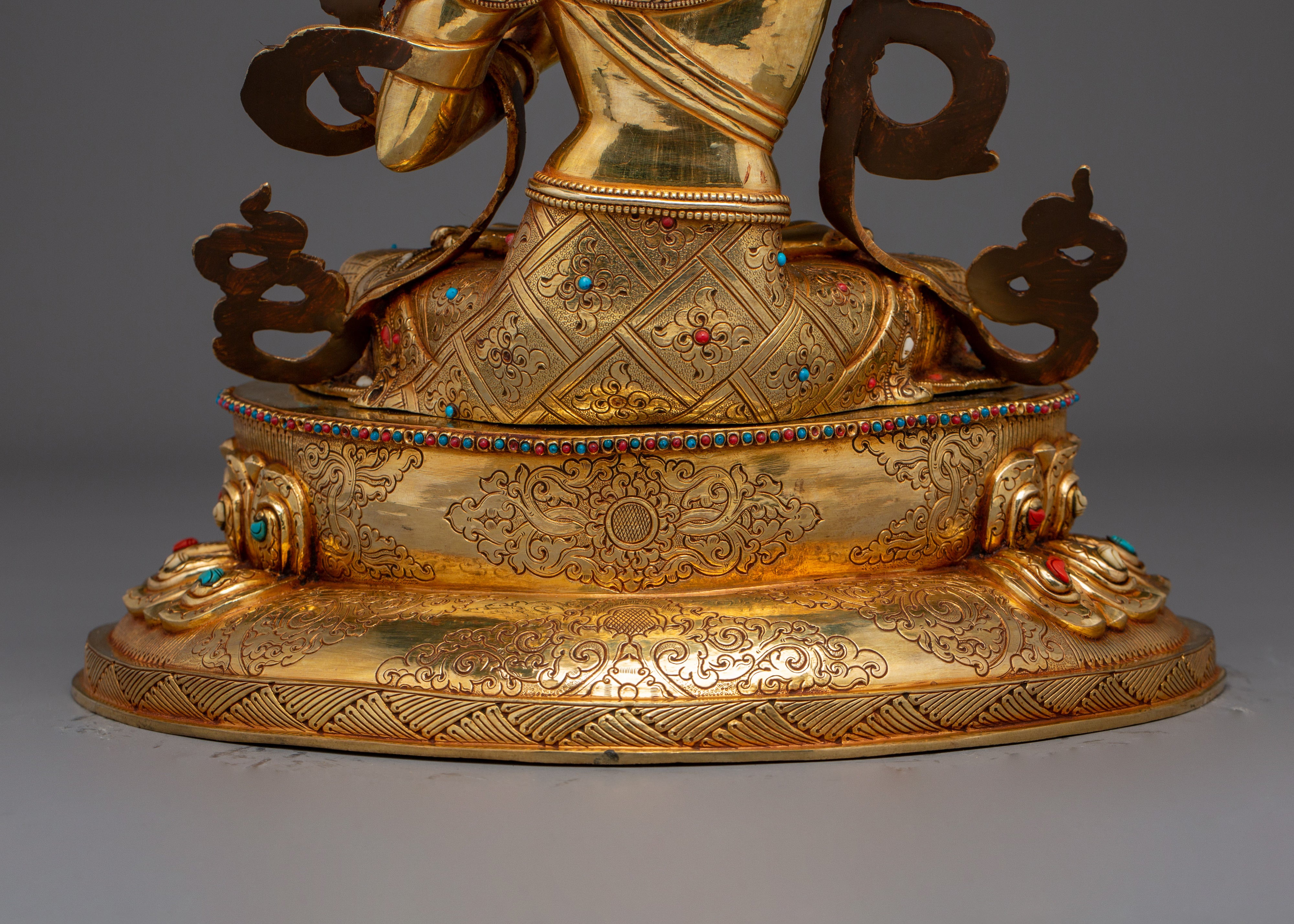 Bodhisattva Golden Manjushri Artwork | Symbol of Wisdom