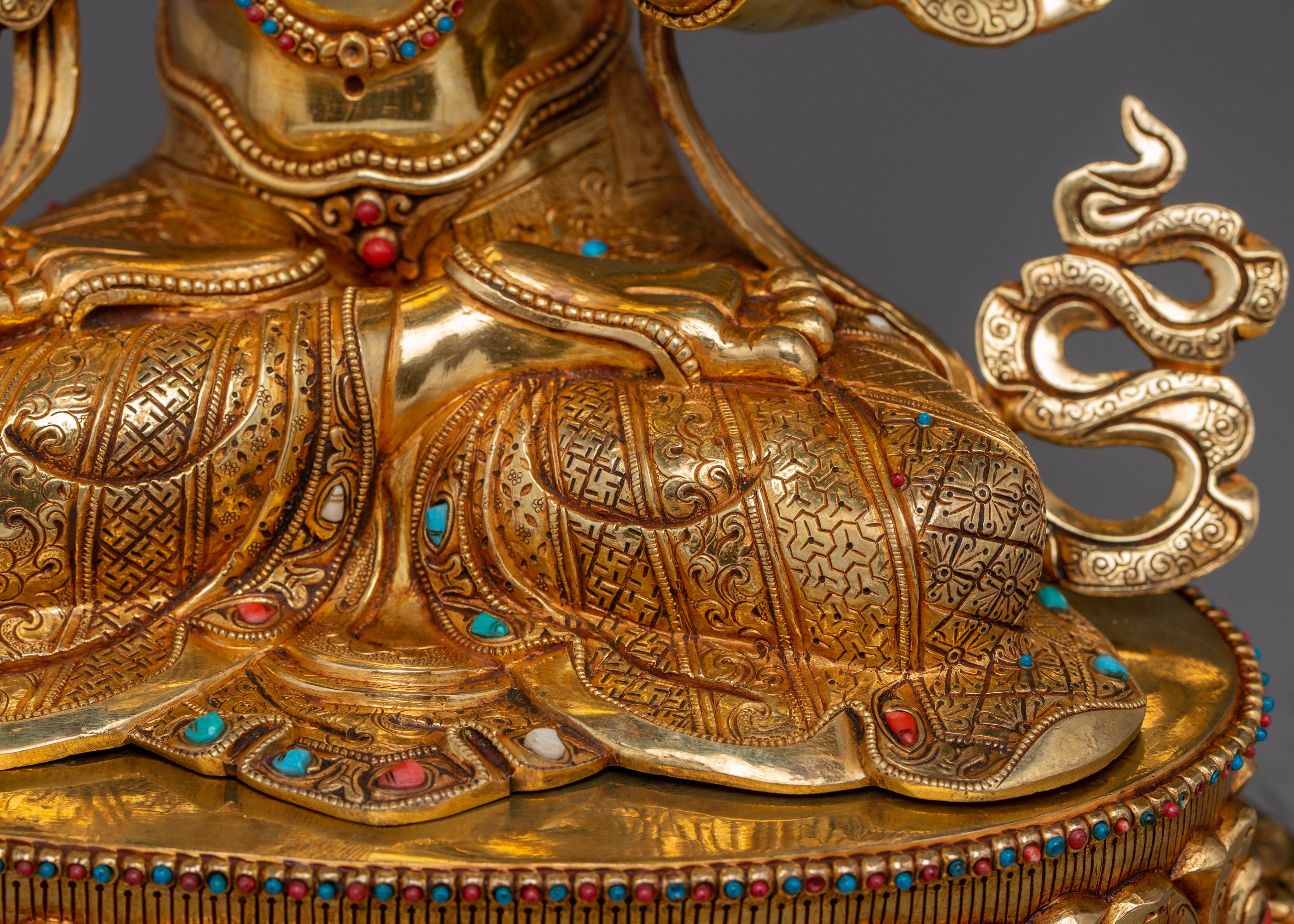 Bodhisattva Golden Manjushri Artwork | Symbol of Wisdom
