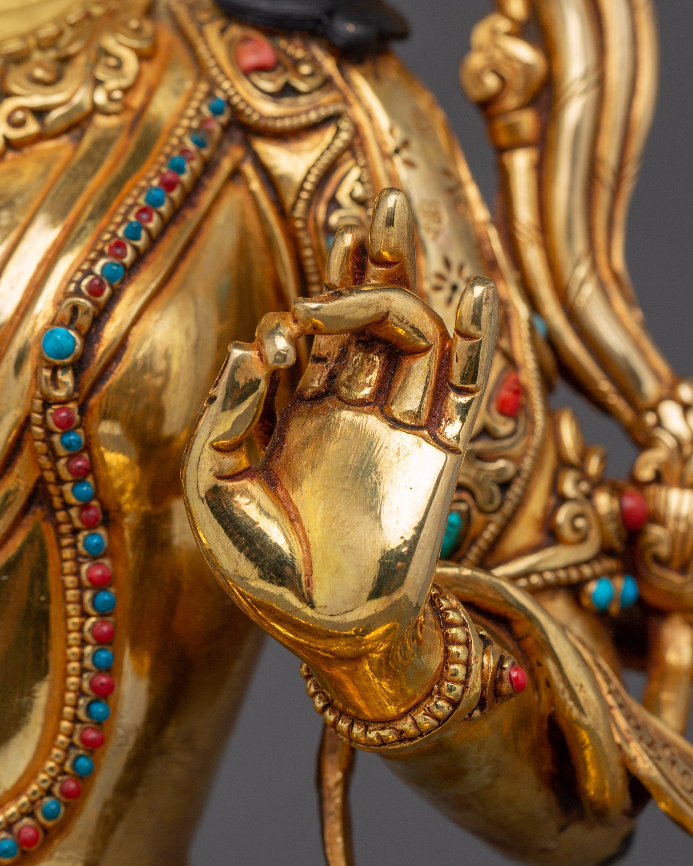 Green Tara Art Goddess of Compassion for Altar and Decor