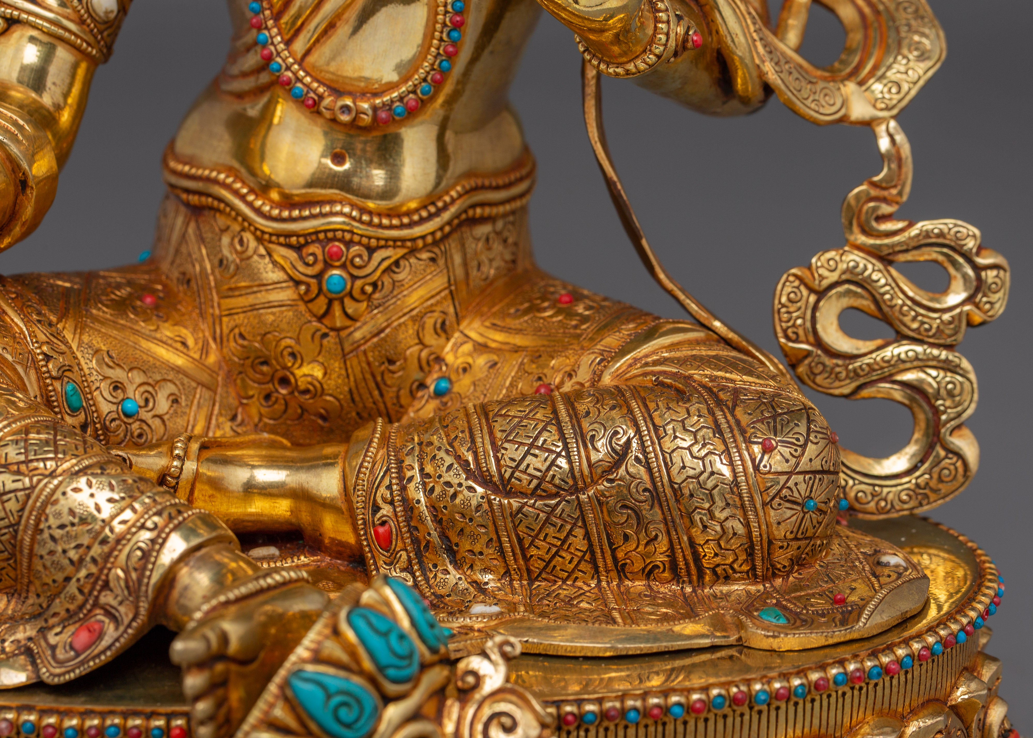 Green Tara Art Goddess of Compassion for Altar and Decor