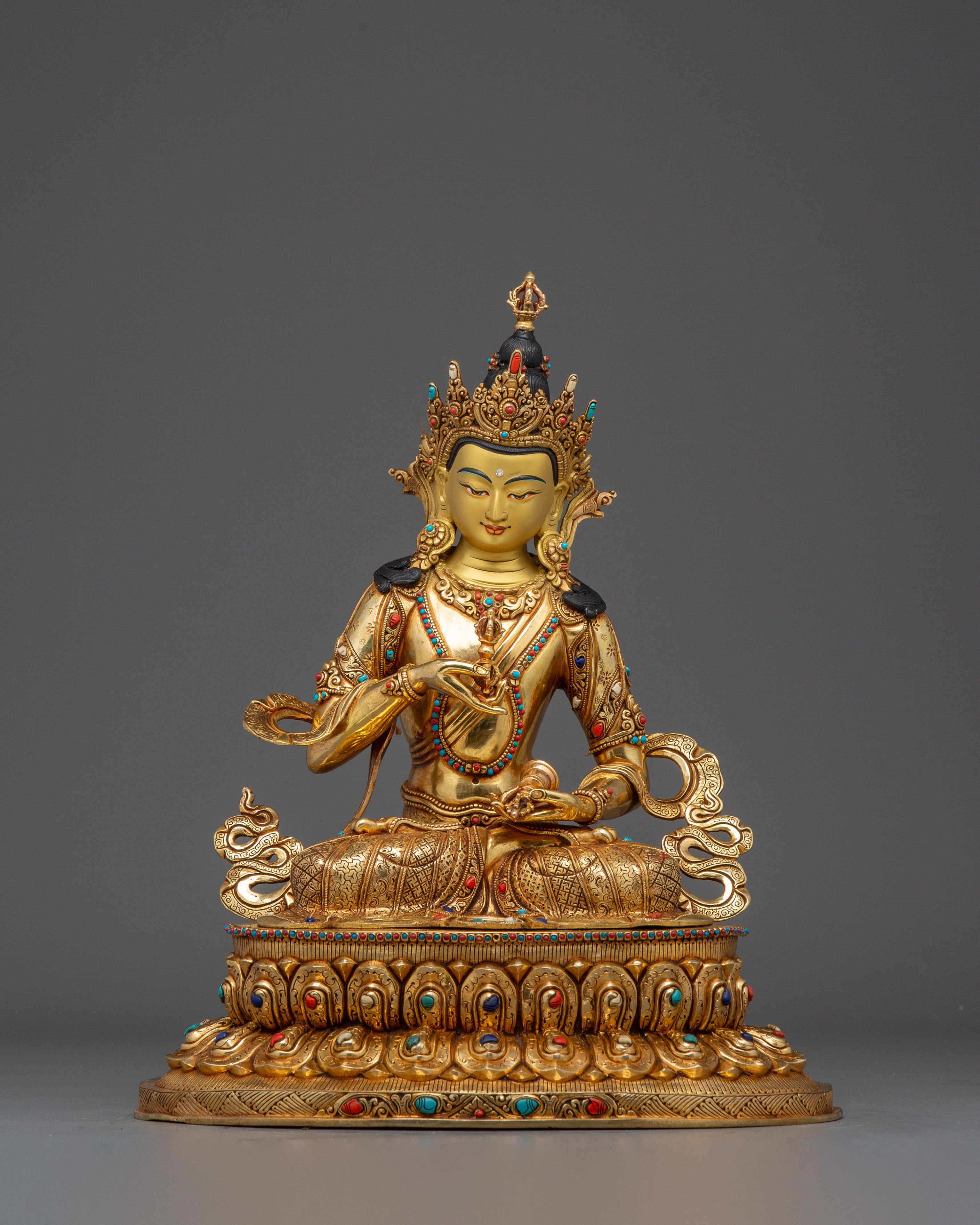 Tibetan Vajrasattva Icon Art | Sacred Bodhisattva of Purity