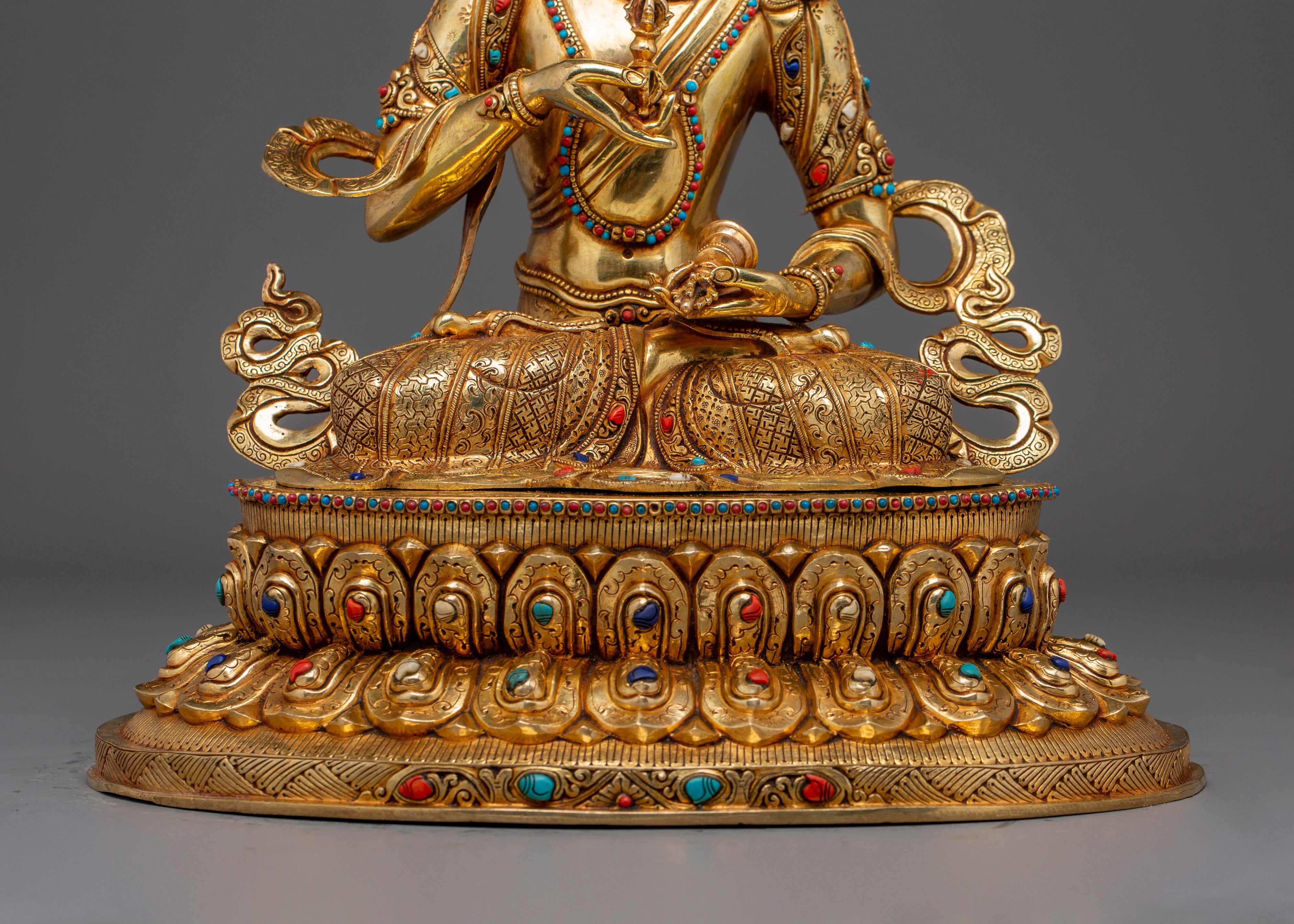 Tibetan Vajrasattva Icon Art | Sacred Bodhisattva of Purity