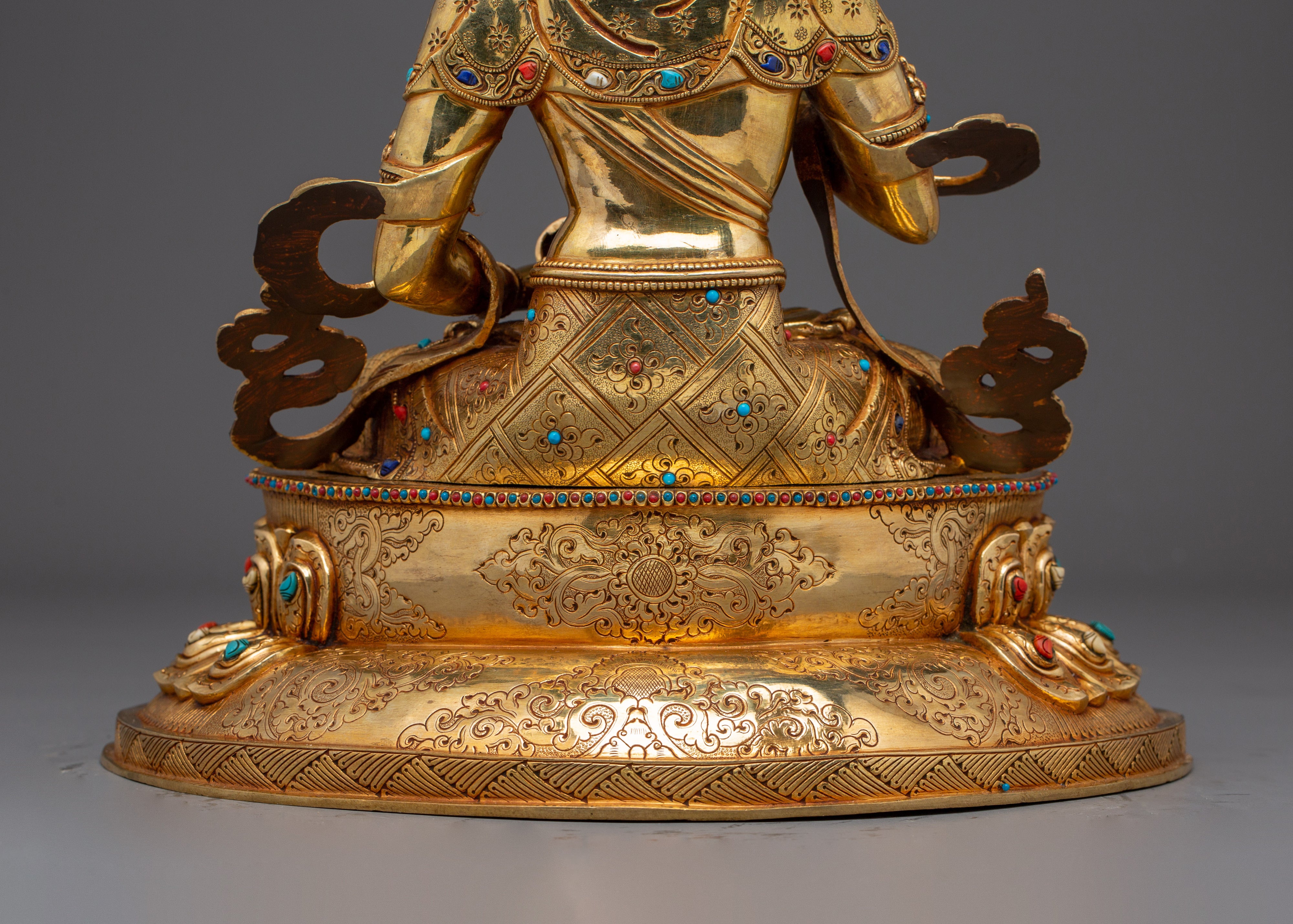 Tibetan Vajrasattva Icon Art | Sacred Bodhisattva of Purity