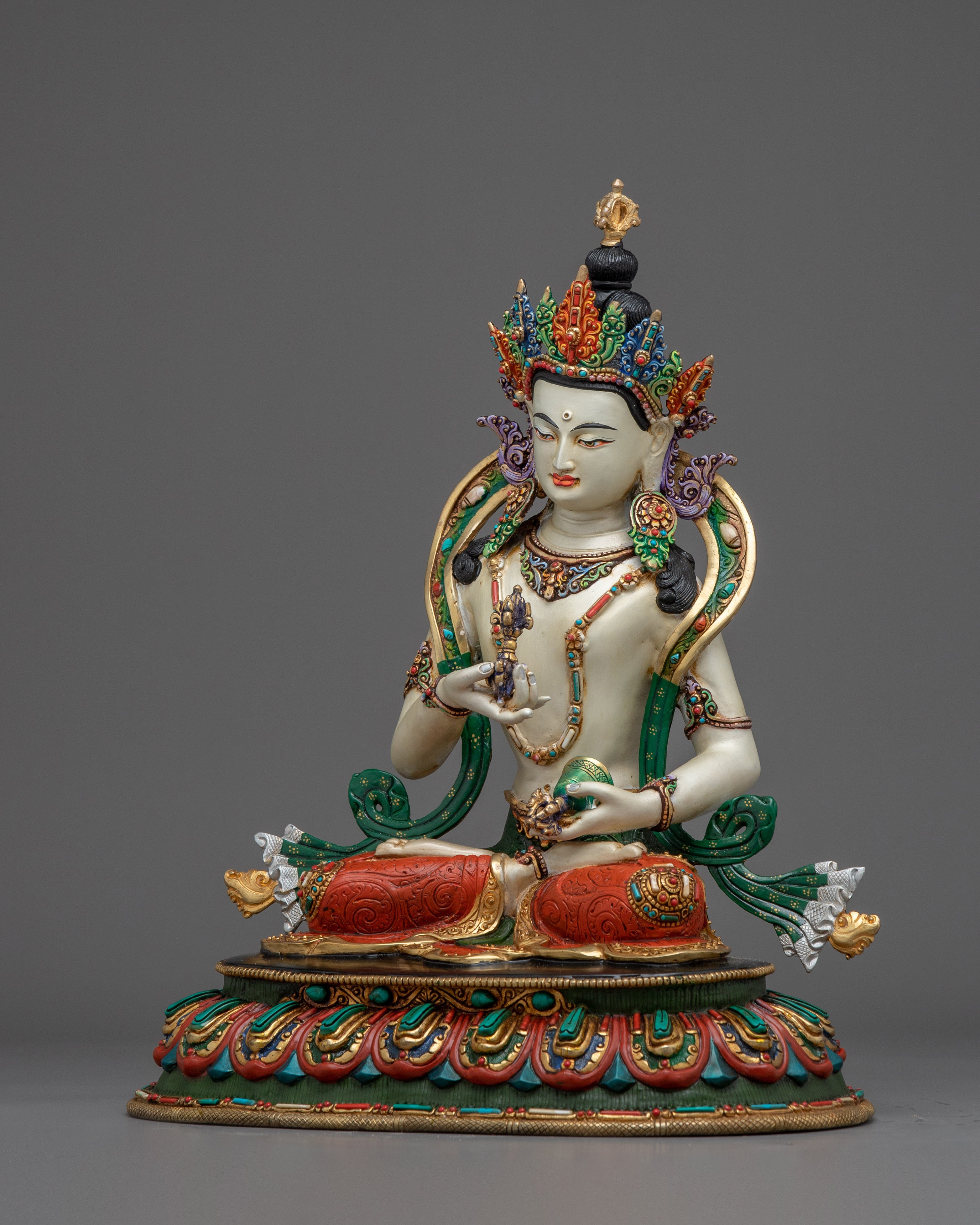 Copper Dorje Sempa Statue: Buddhist Purification Deity