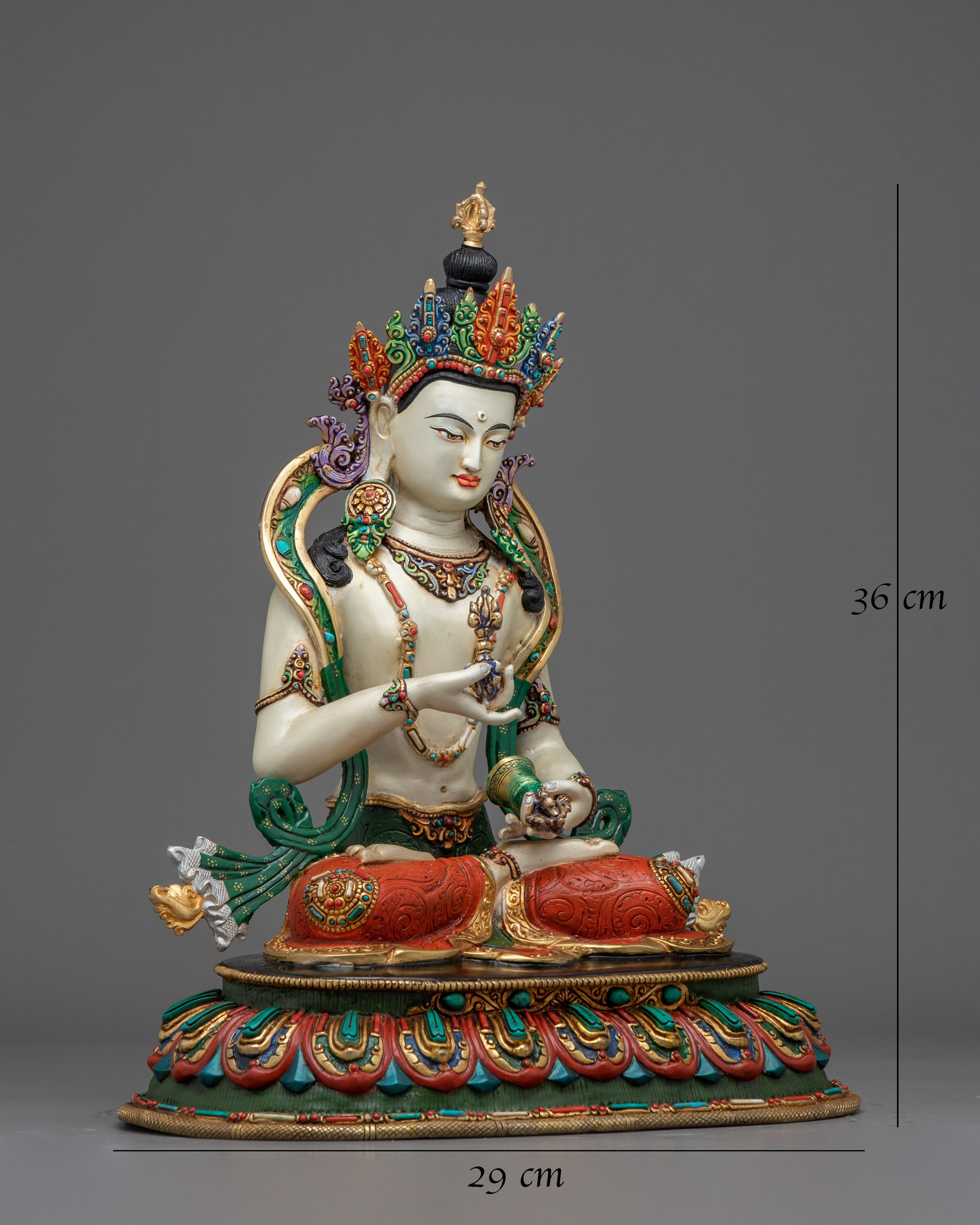 Copper Dorje Sempa Statue: Buddhist Purification Deity