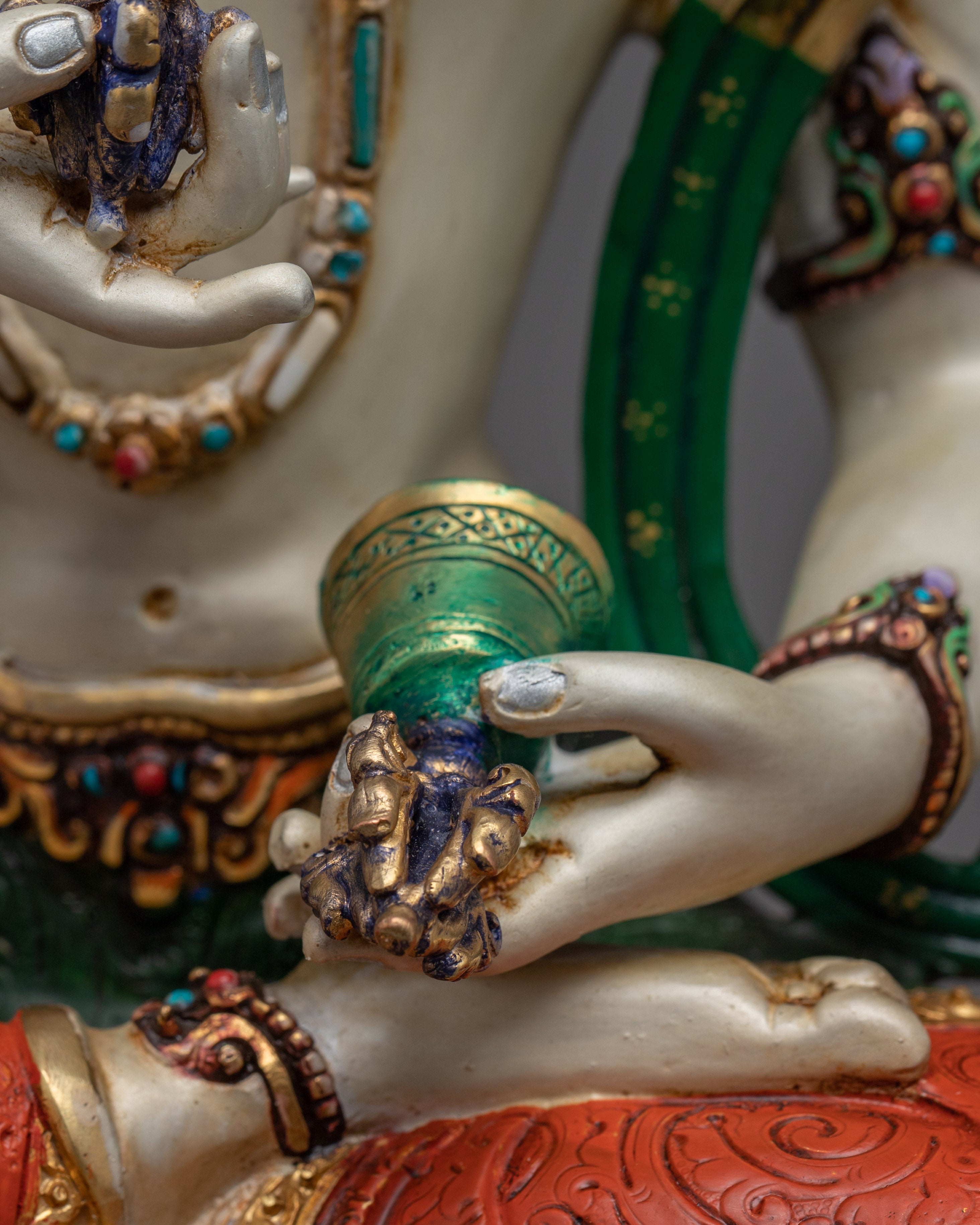 Copper Dorje Sempa Statue: Buddhist Purification Deity