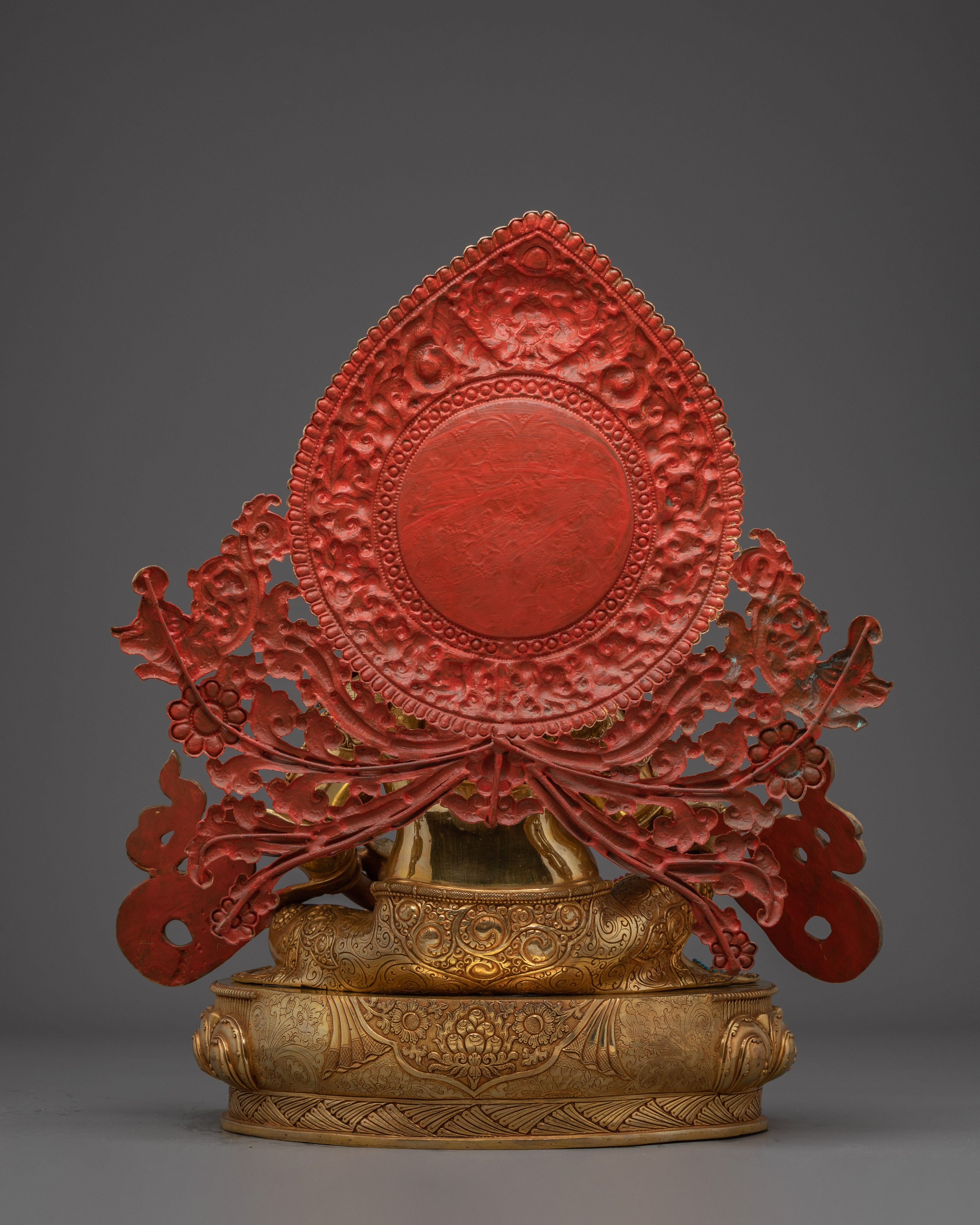 Radiant Dzambhala Statue: Buddhist Wealth God
