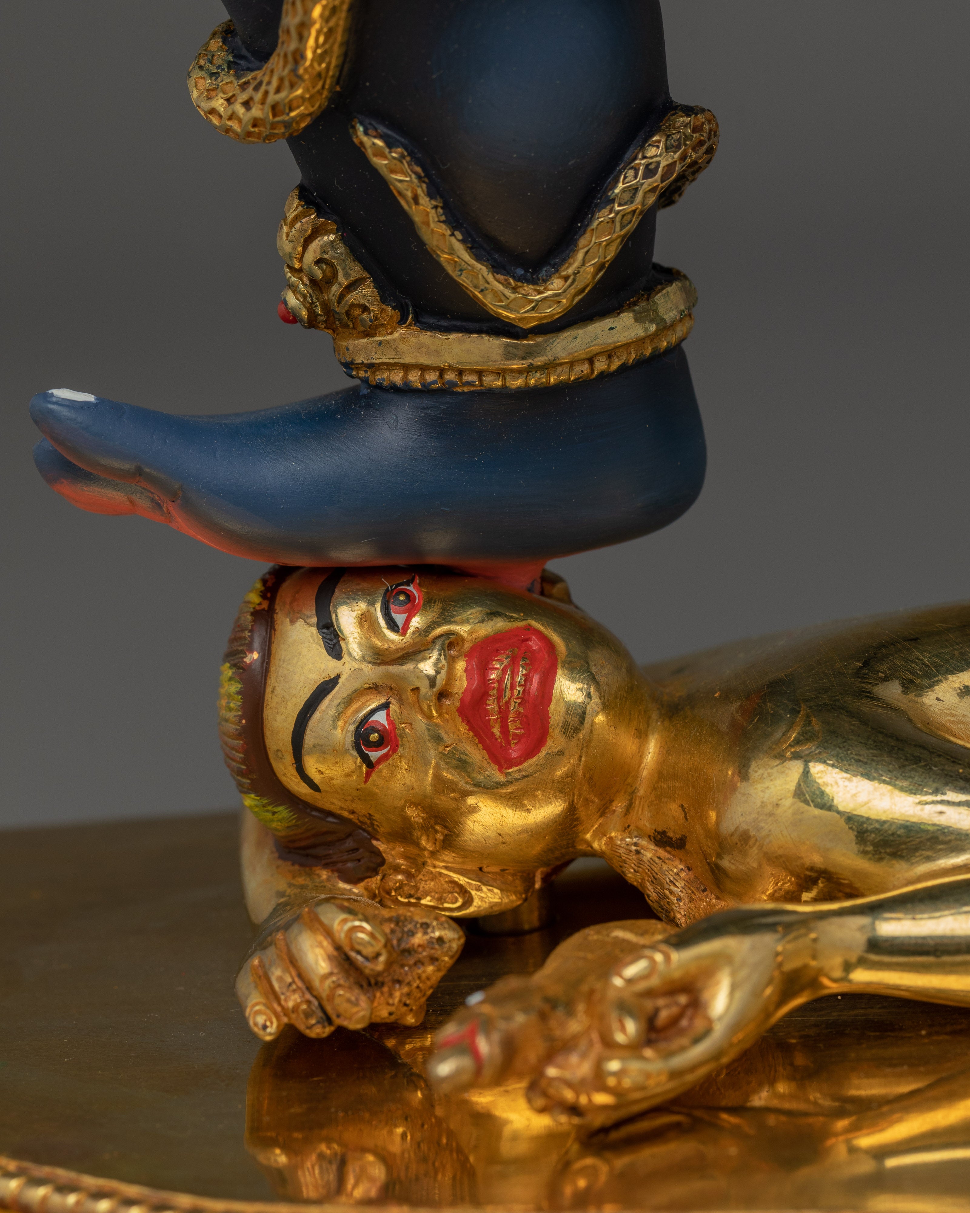 Black Dzambhala Statue: The Fierce Wealth Deity