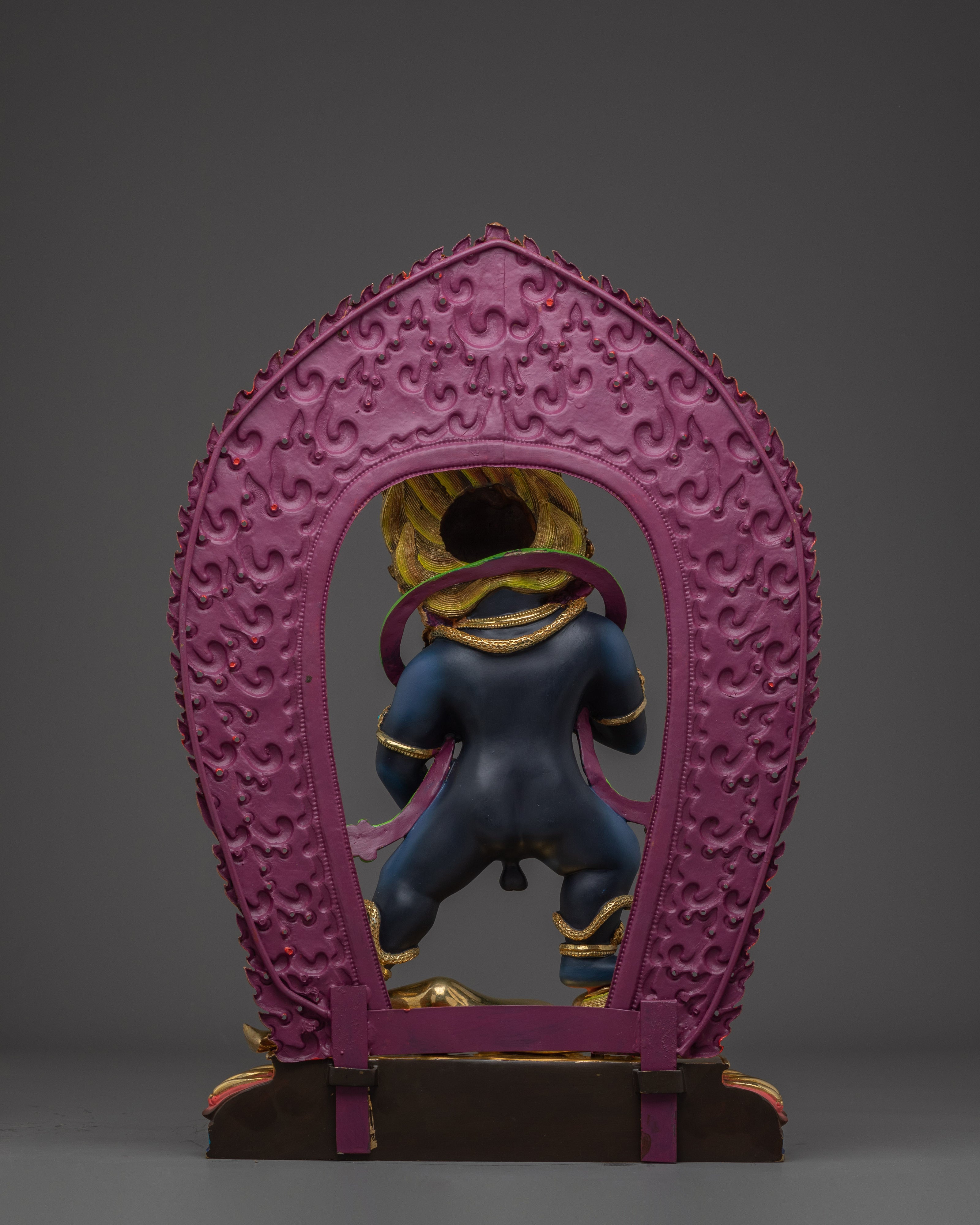 Black Dzambhala Statue: The Fierce Wealth Deity