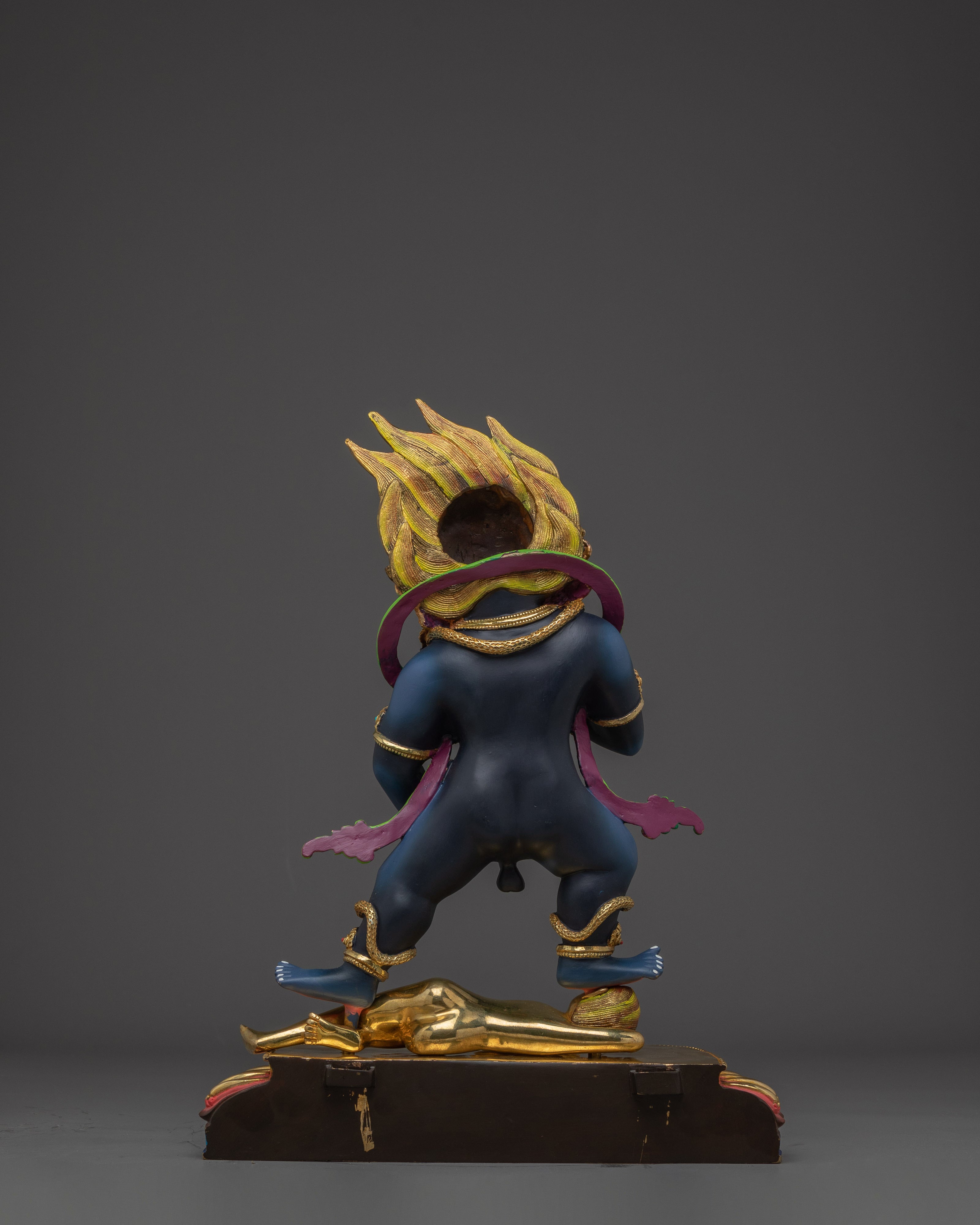 Black Dzambhala Statue: The Fierce Wealth Deity