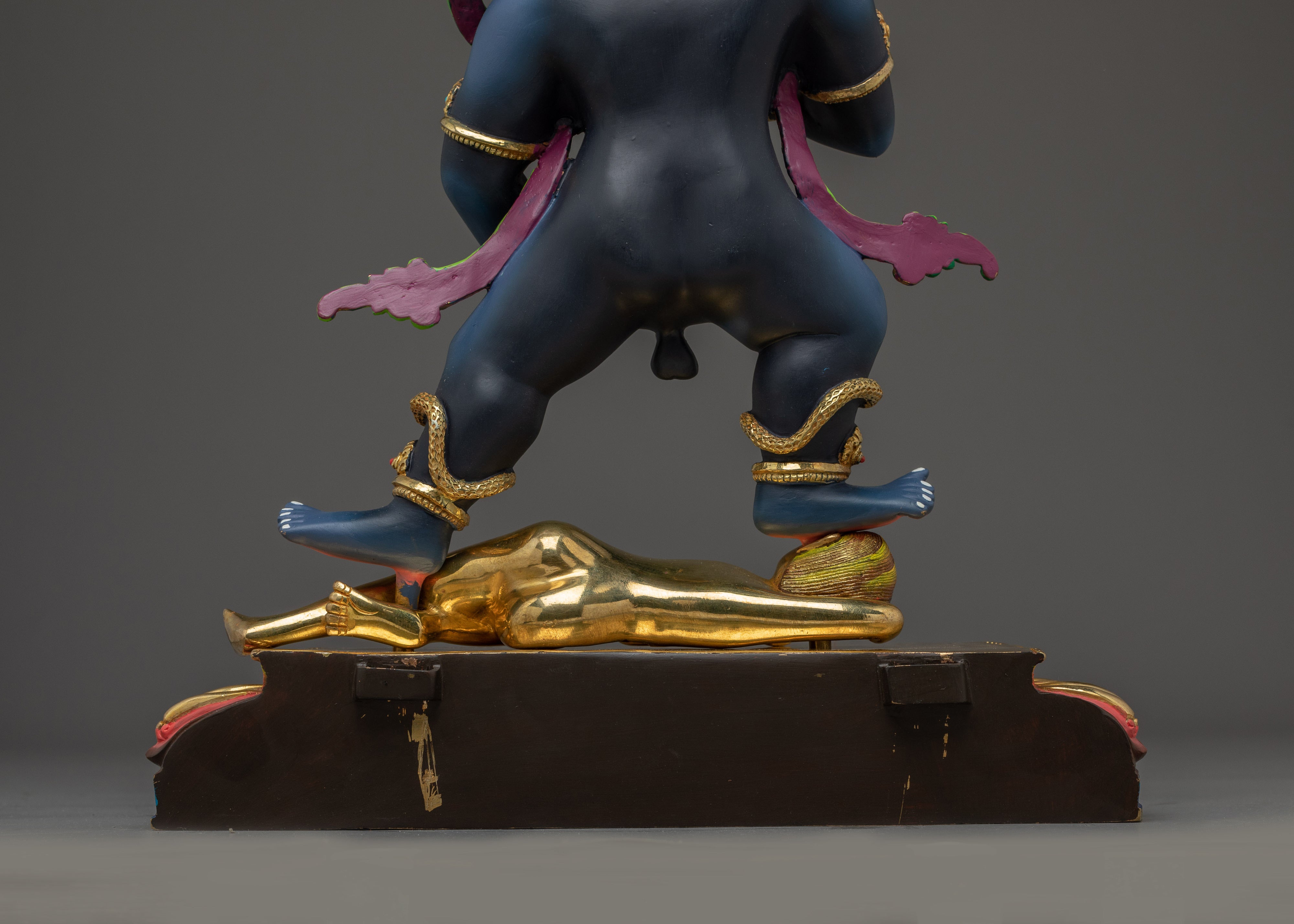 Black Dzambhala Statue: The Fierce Wealth Deity