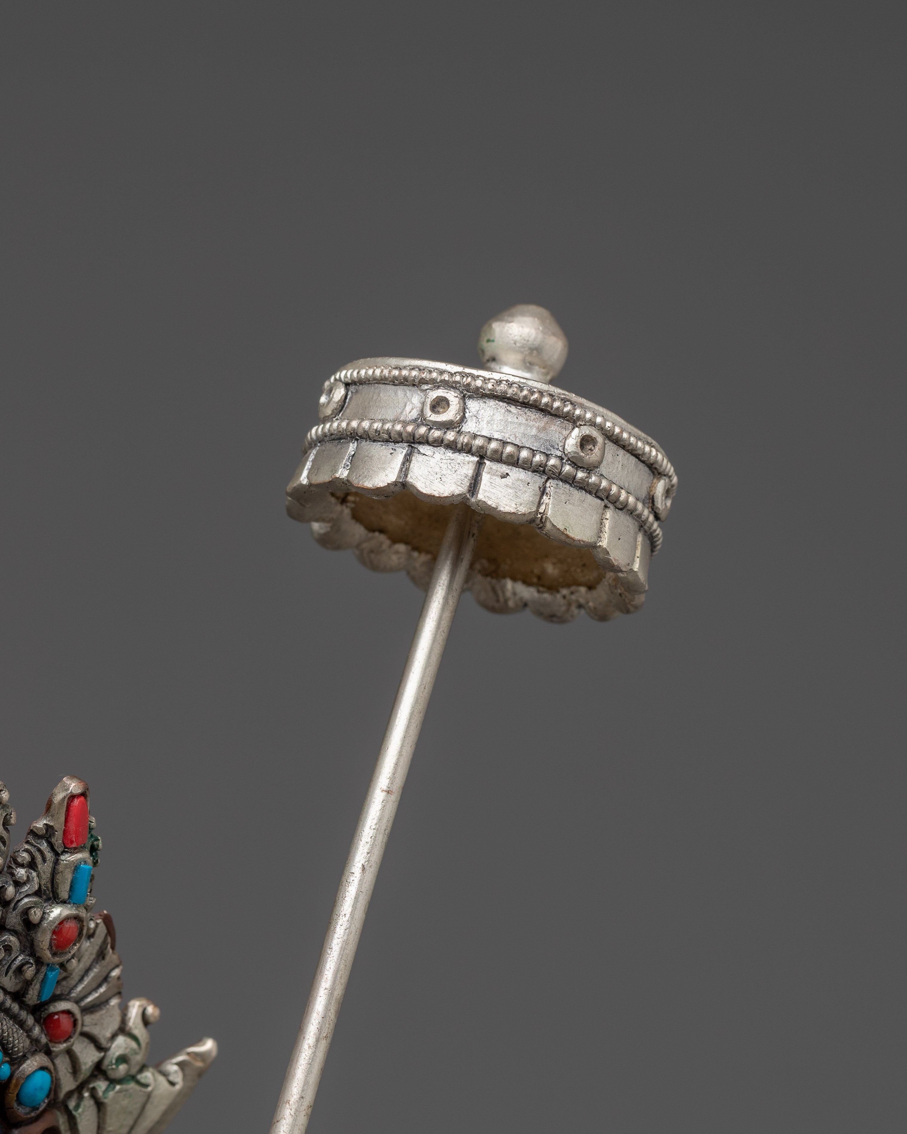 White Parasol Deity Dukar Statue