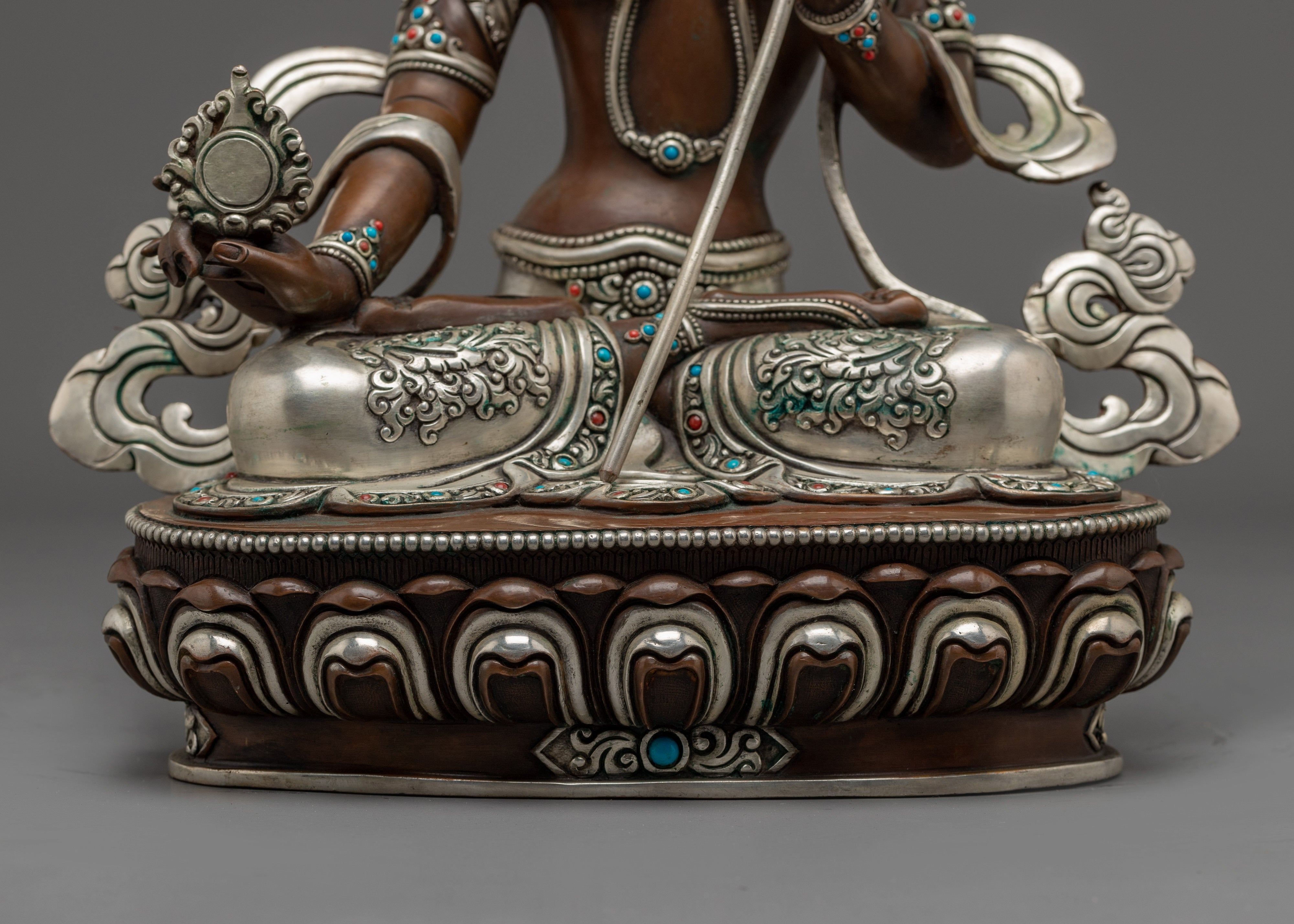 White Parasol Deity Dukar Statue