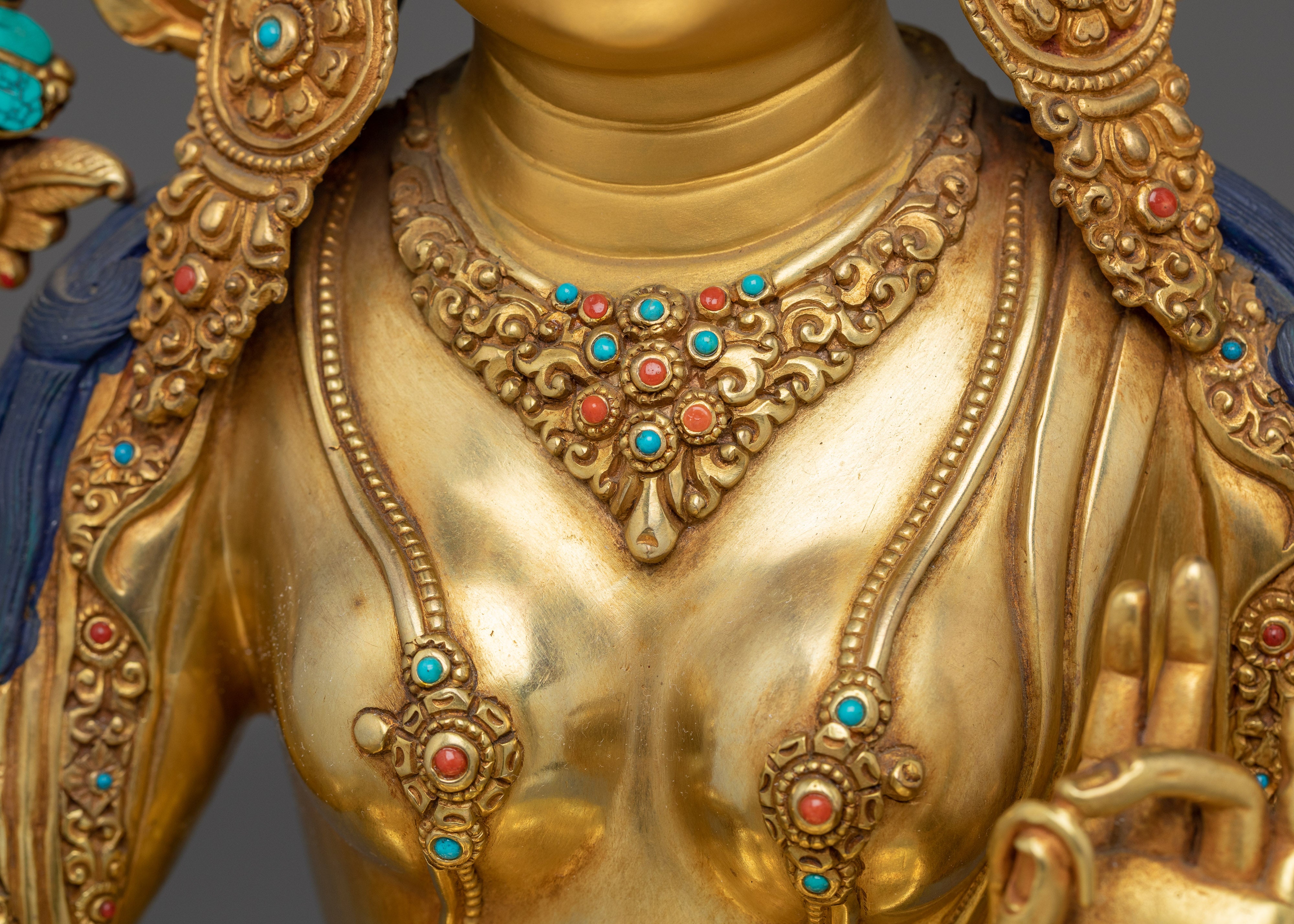 Handcrafted Green Tara Statue: The Mother of All Buddhas