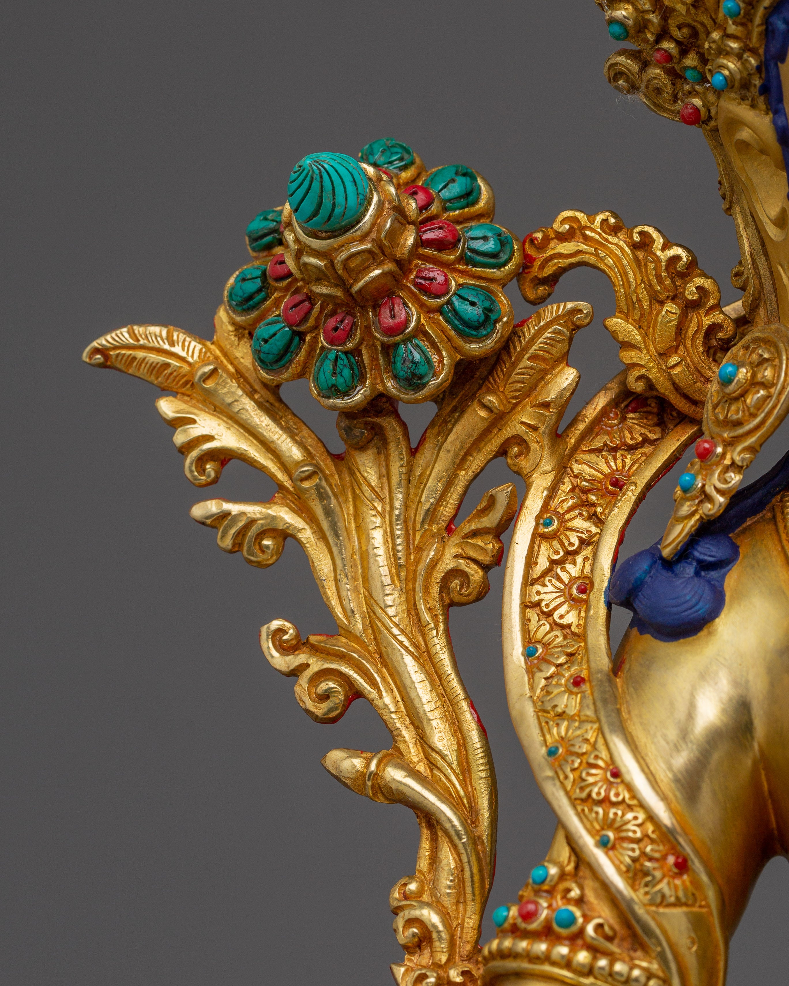 Green Tara Deity Statue: Divine Protector and Healer