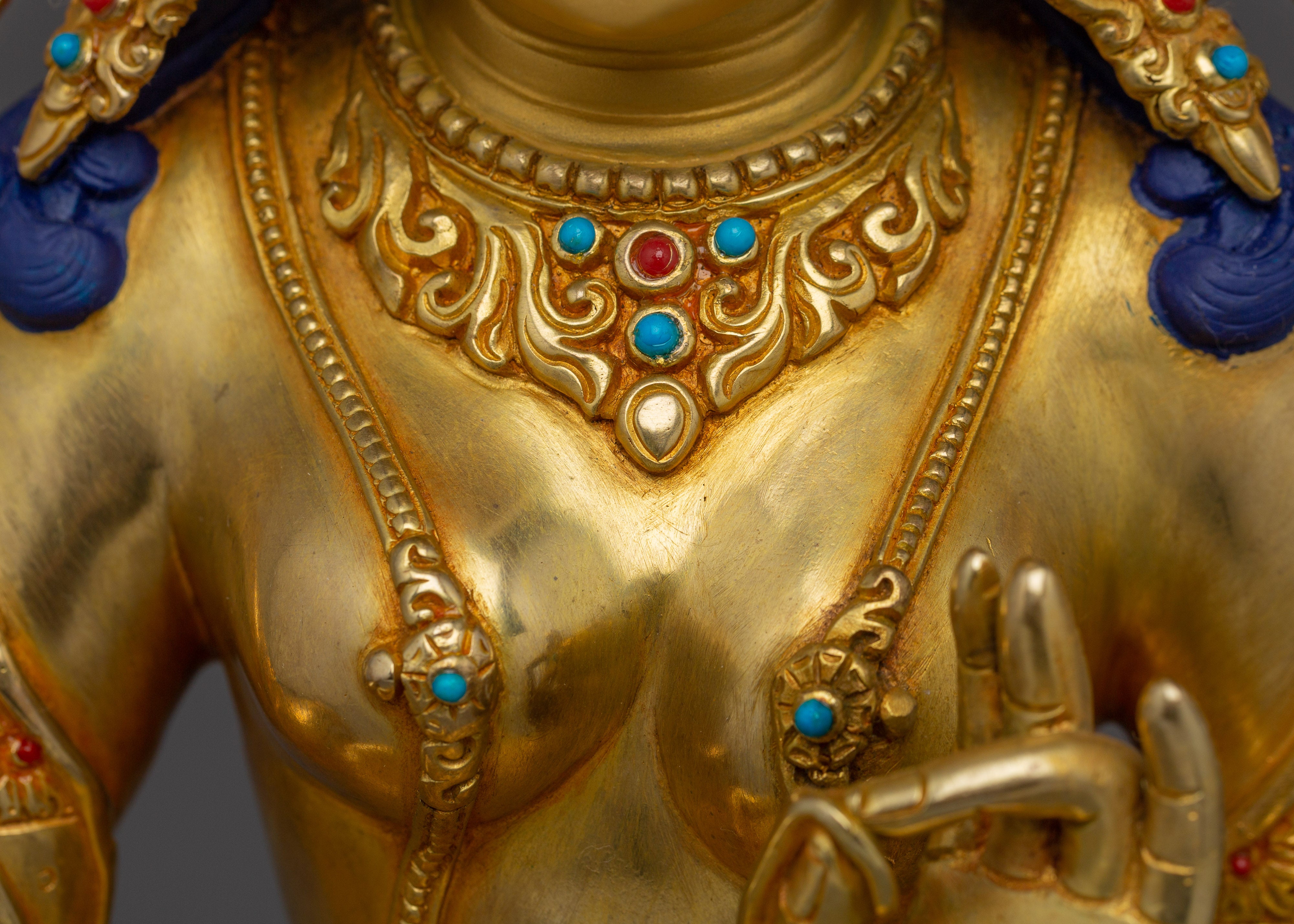 Green Tara Deity Statue: Divine Protector and Healer