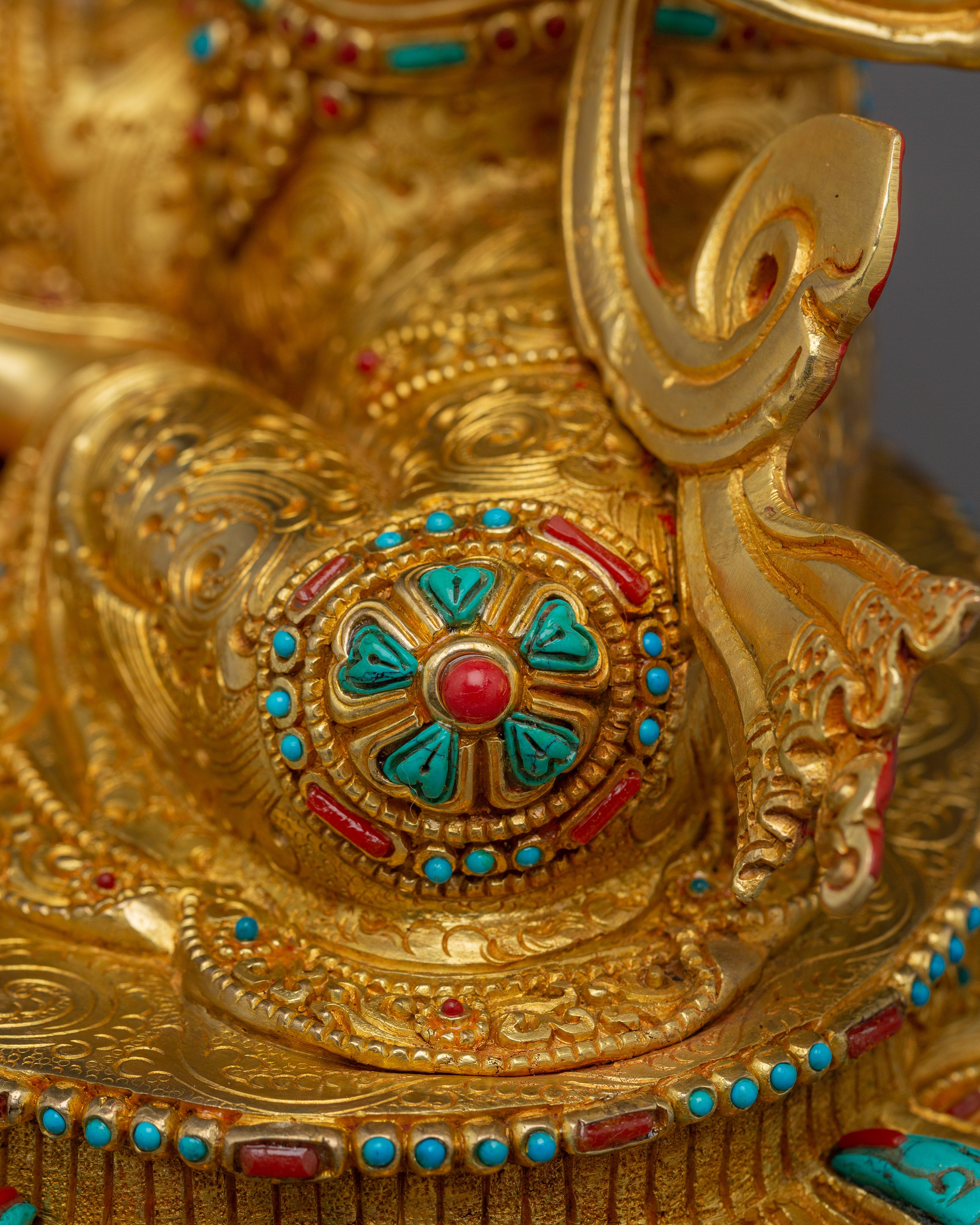 Green Tara Deity Statue: Divine Protector and Healer