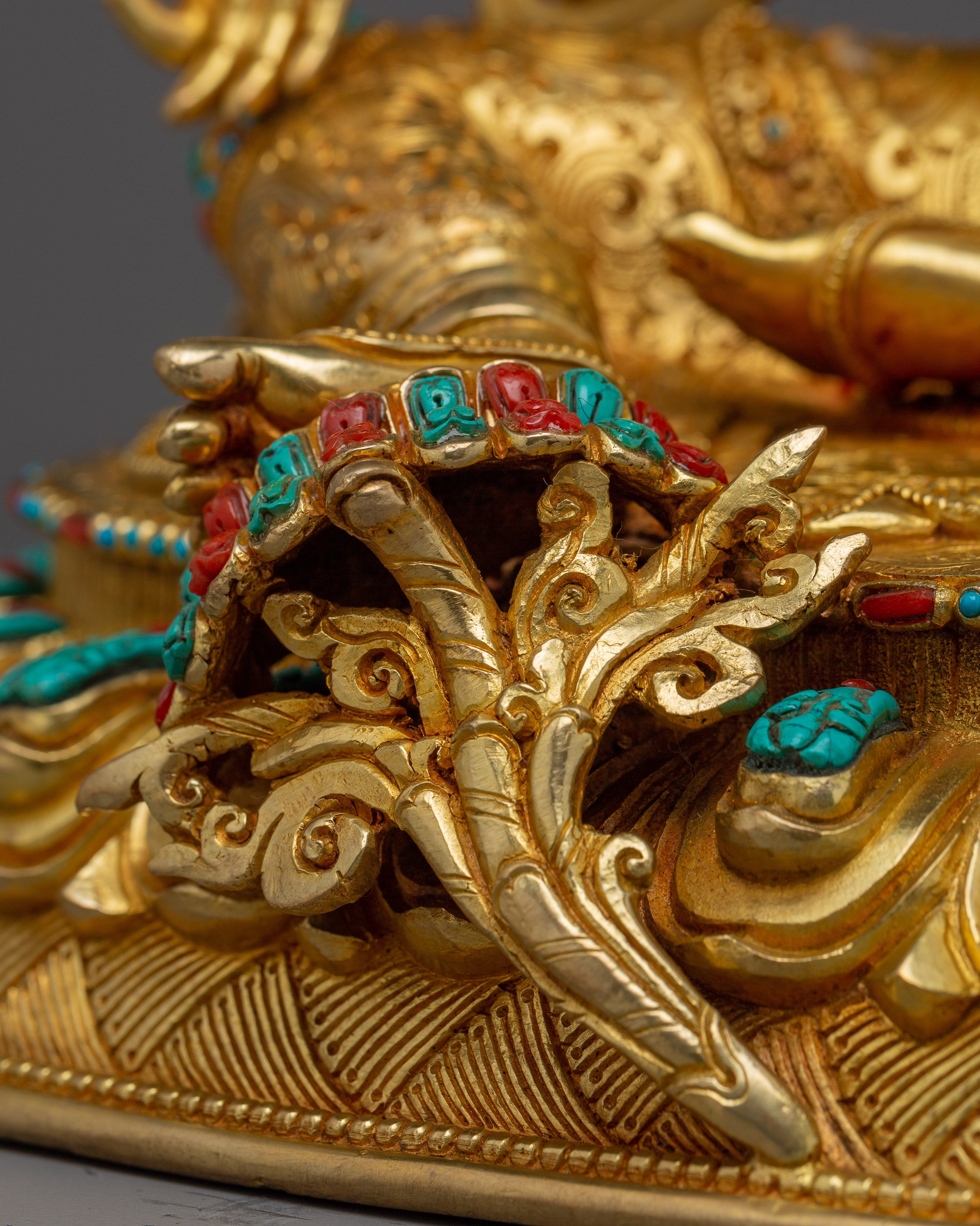 Green Tara Deity Statue: Divine Protector and Healer