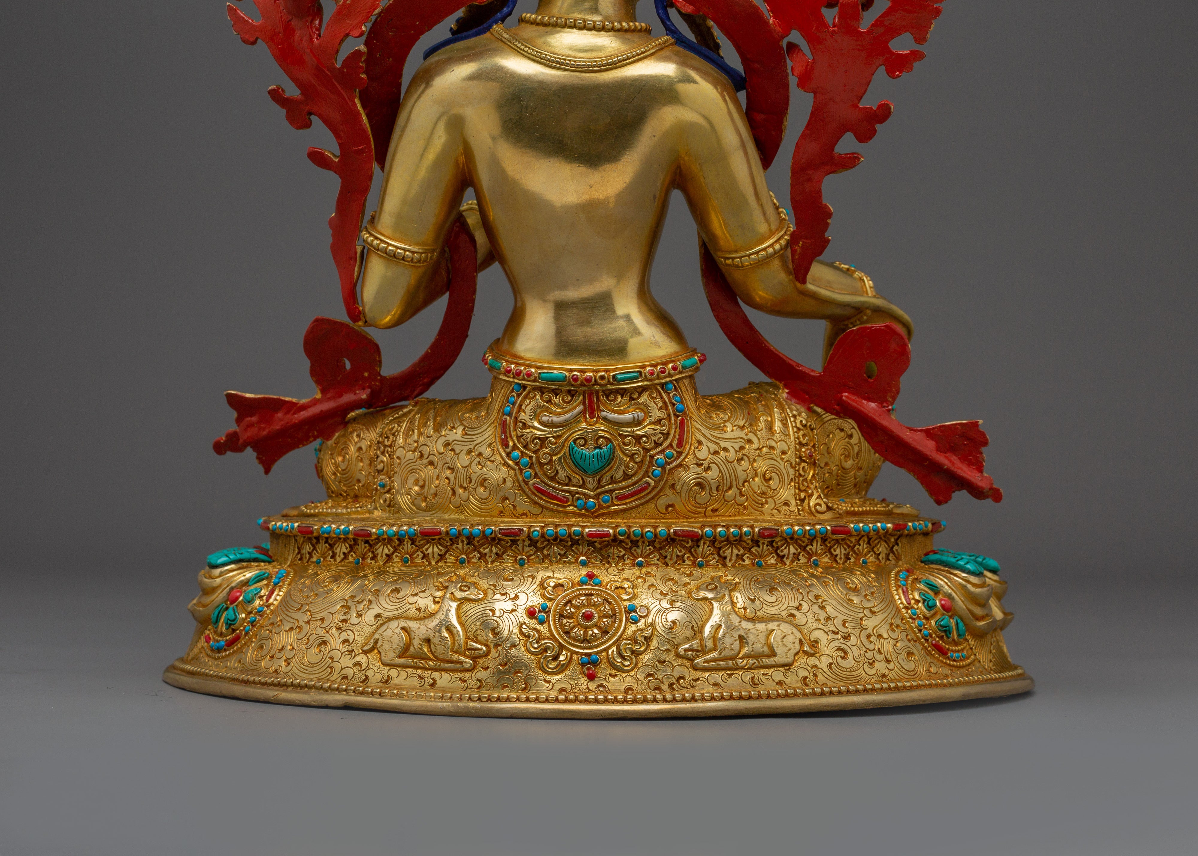 Green Tara Deity Statue: Divine Protector and Healer