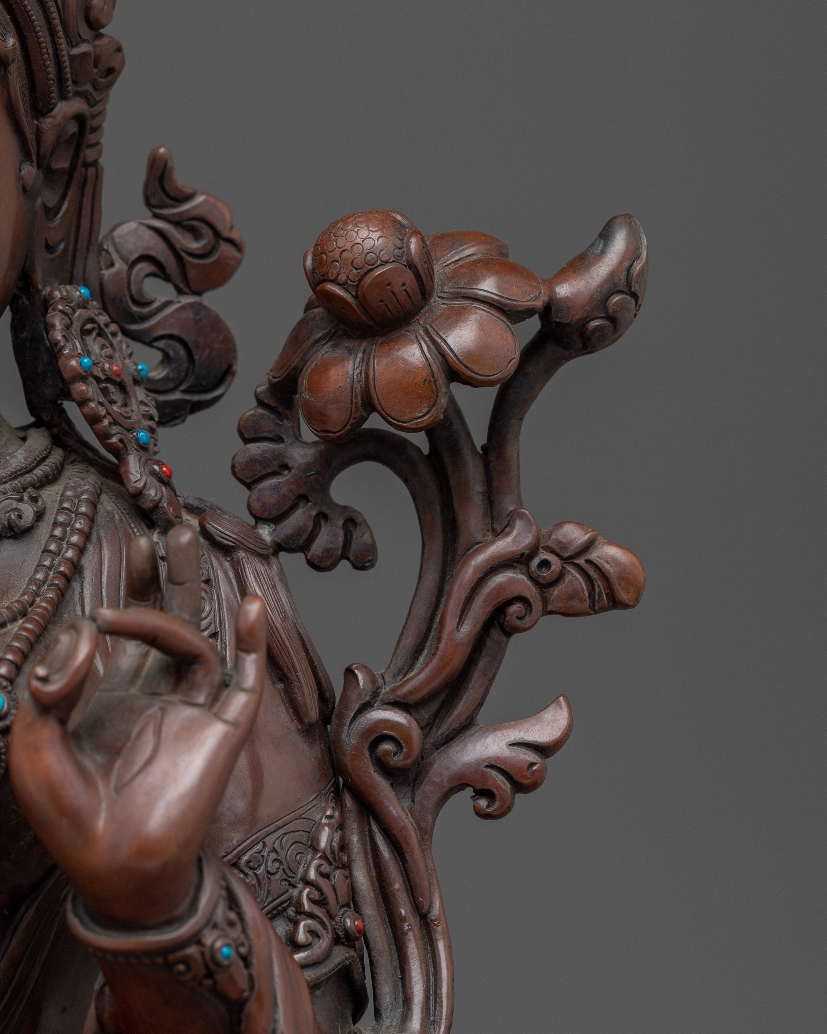 White Tara Sculpture: The Protector of Health and Longevity