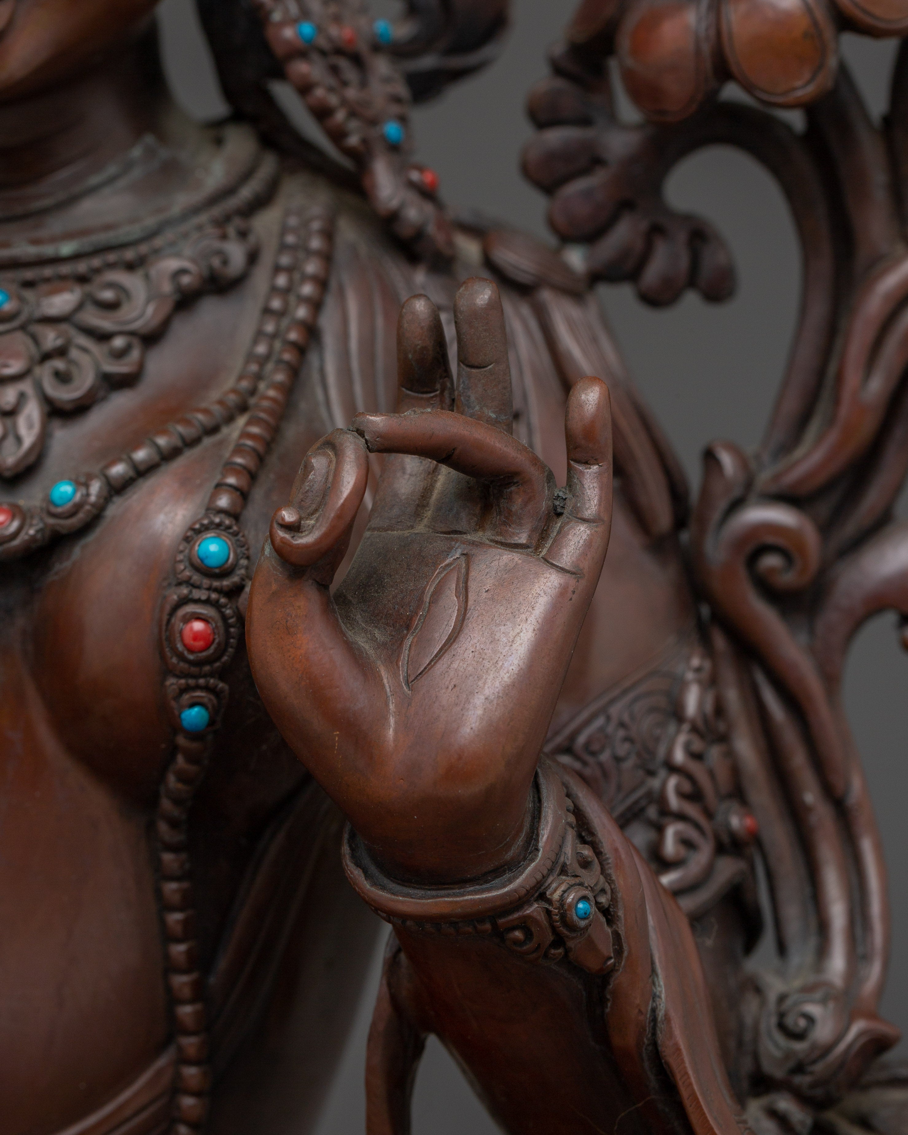 White Tara Sculpture: The Protector of Health and Longevity