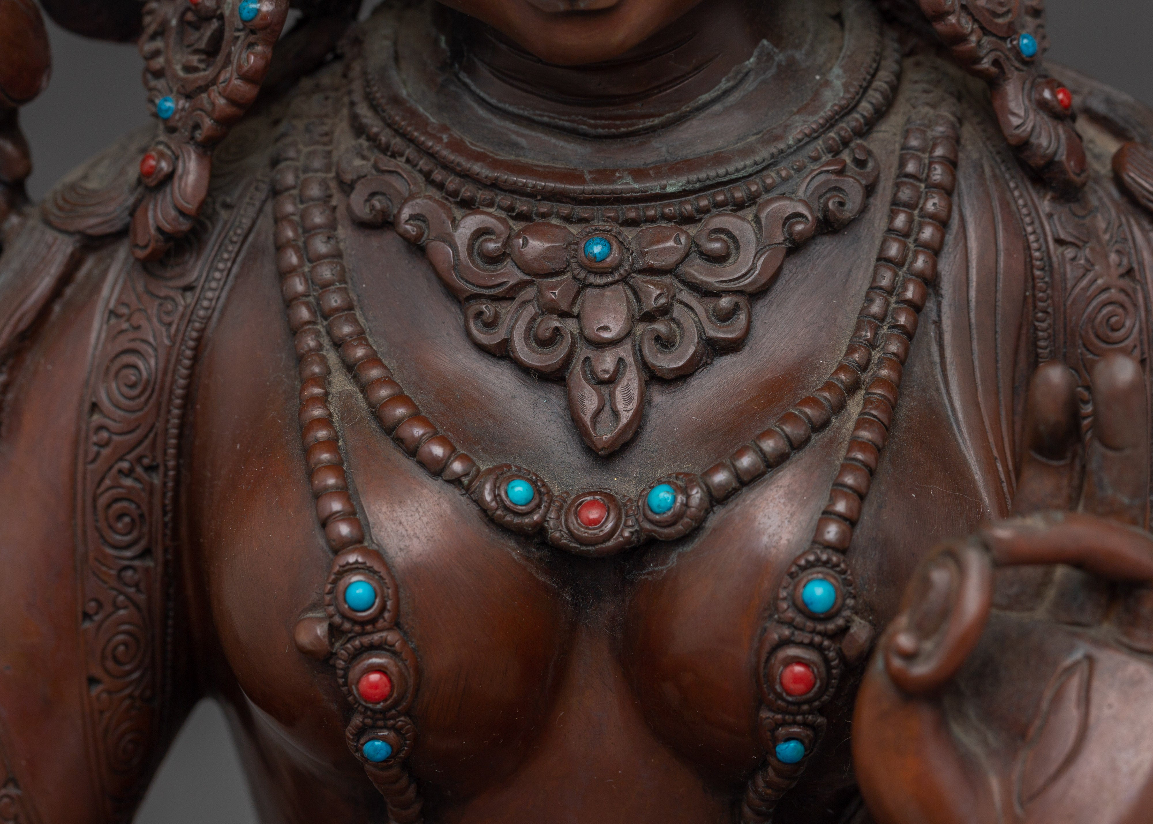 White Tara Sculpture: The Protector of Health and Longevity