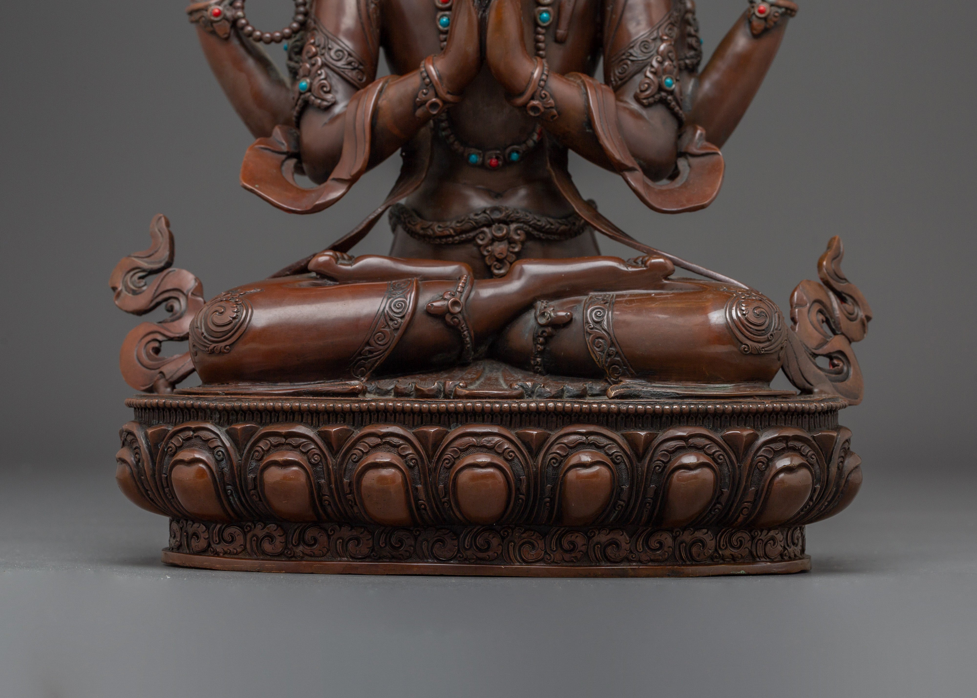 Chenrezig Statue: Embodiment of Compassion and Mercy
