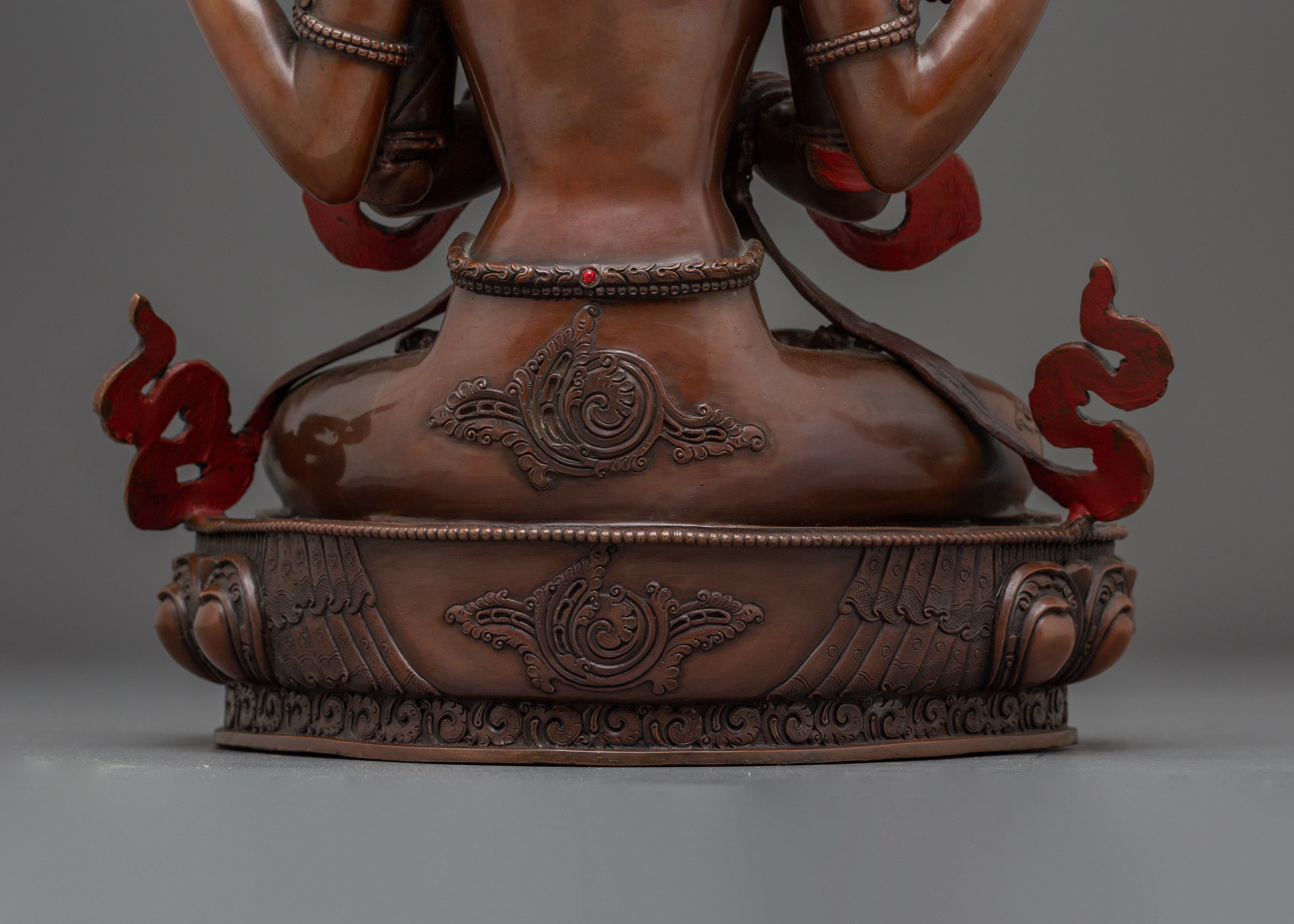 Chenrezig Statue: Embodiment of Compassion and Mercy