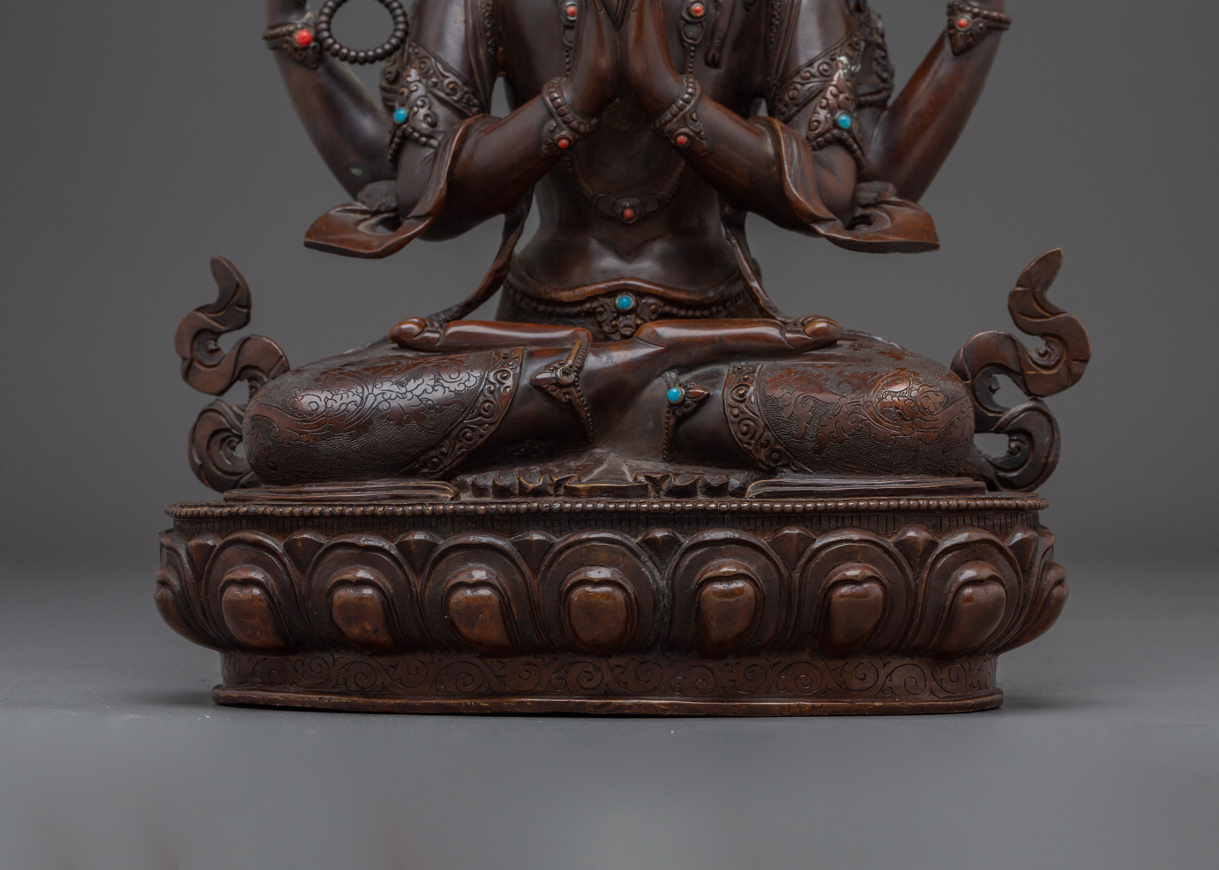 Chenrezig Sculpture: The Protector of All Sentient Beings