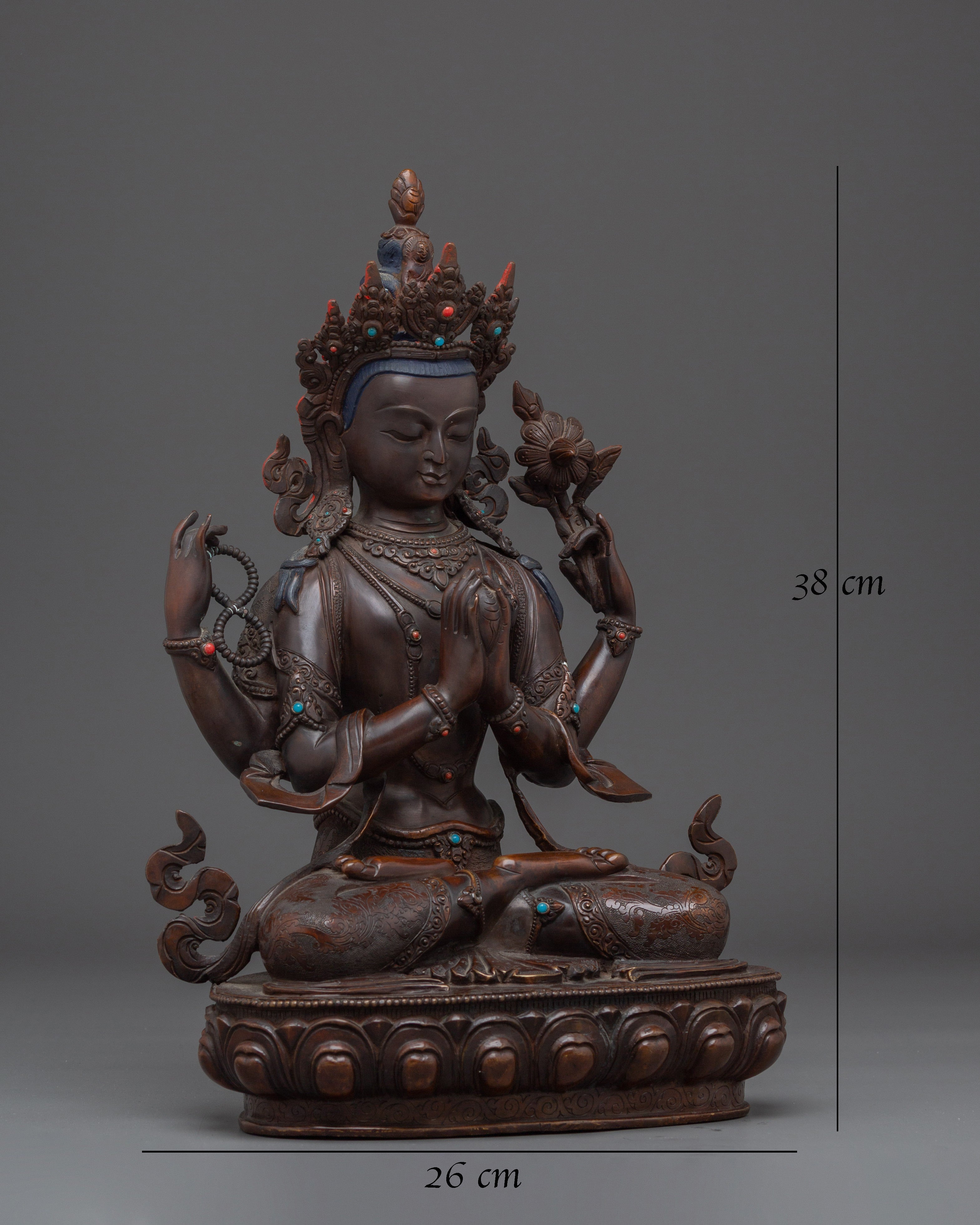 Chenrezig Sculpture: The Protector of All Sentient Beings