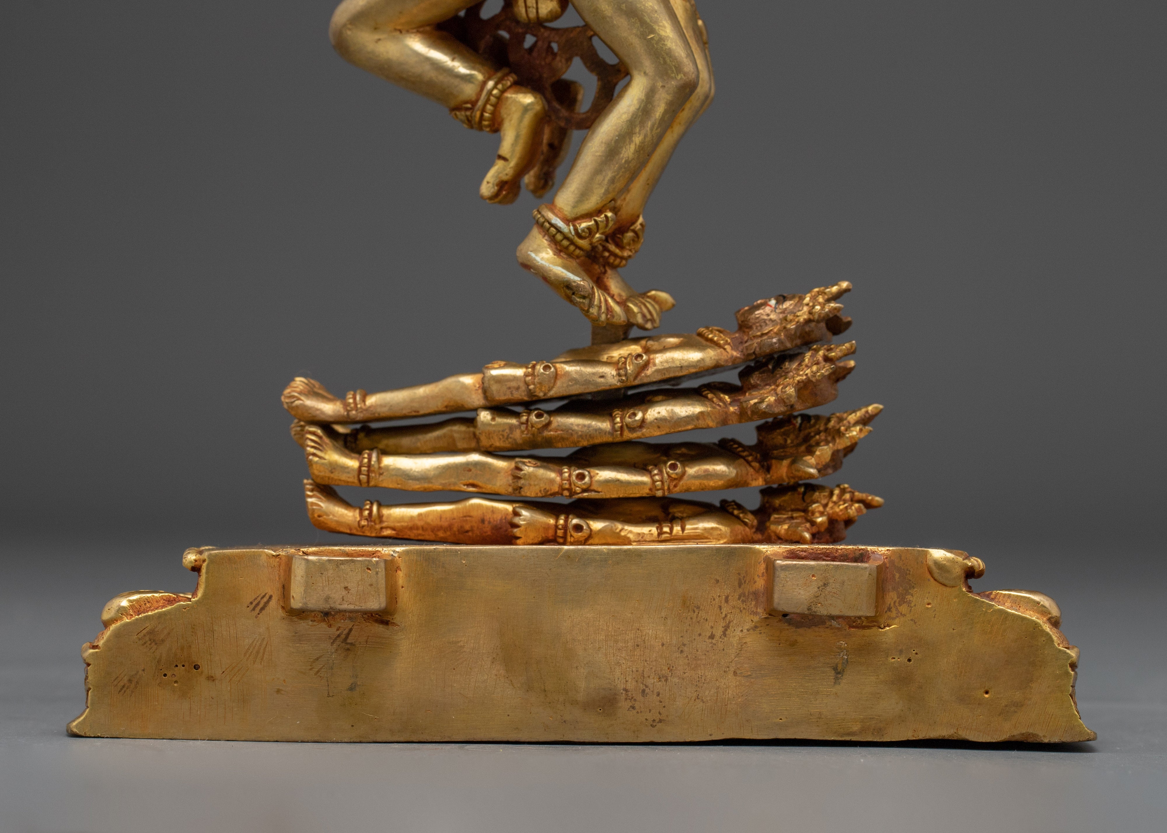 Sacred Hevajra Statue | Handcrafted Gold Gilded Icon