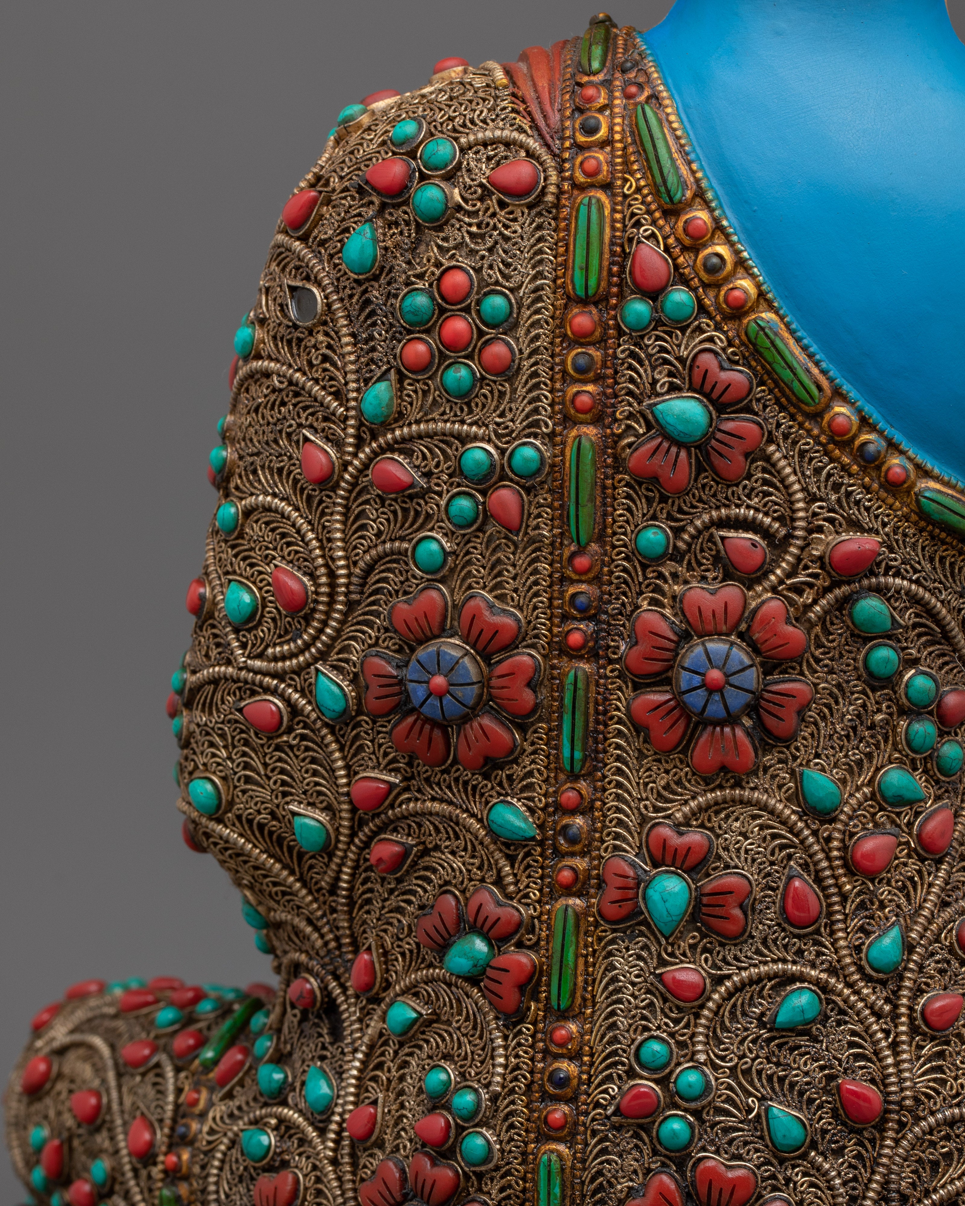 Medicine Buddha Copper Healing Deity | Statue for Spiritual Healing