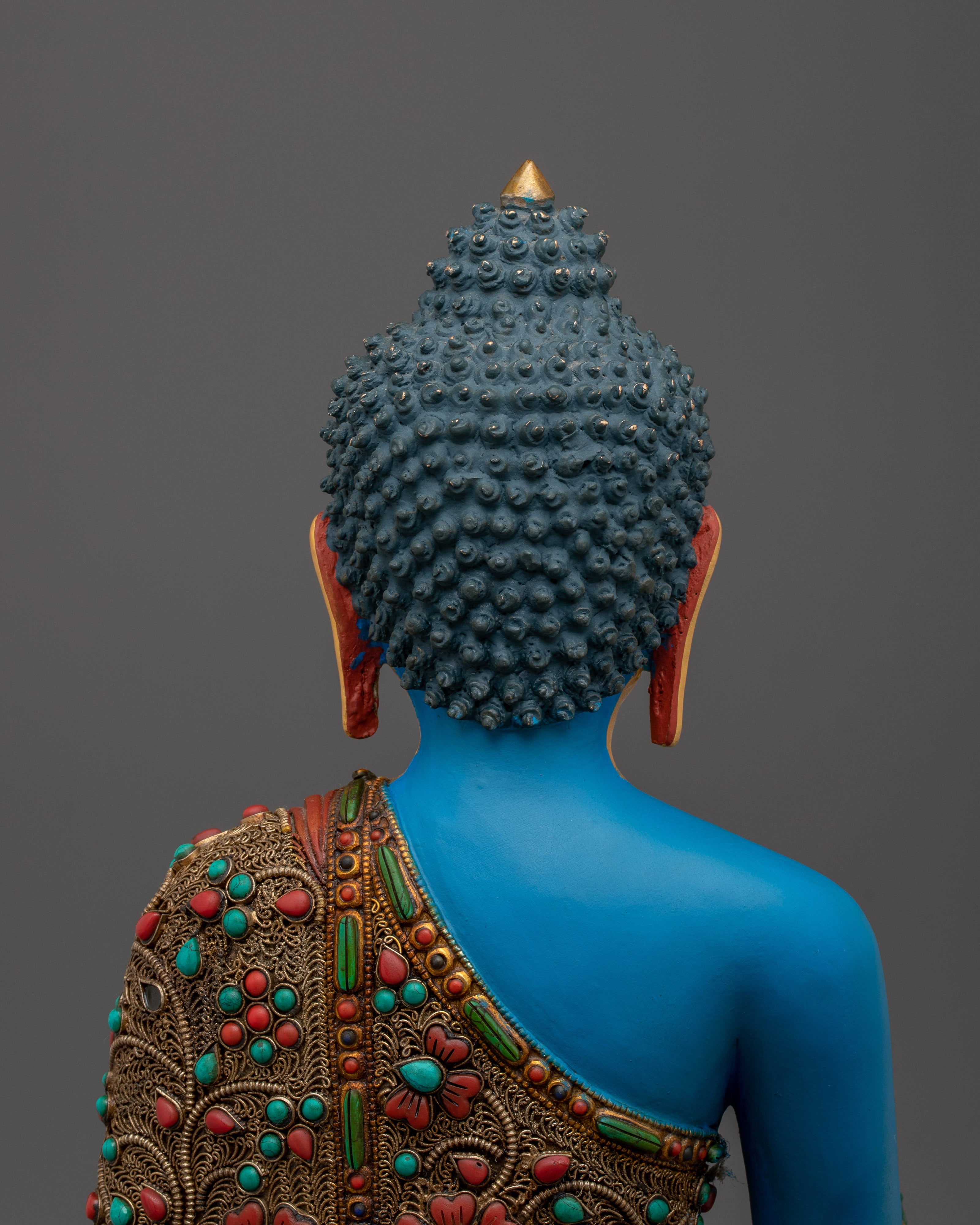 Medicine Buddha Copper Healing Deity | Statue for Spiritual Healing