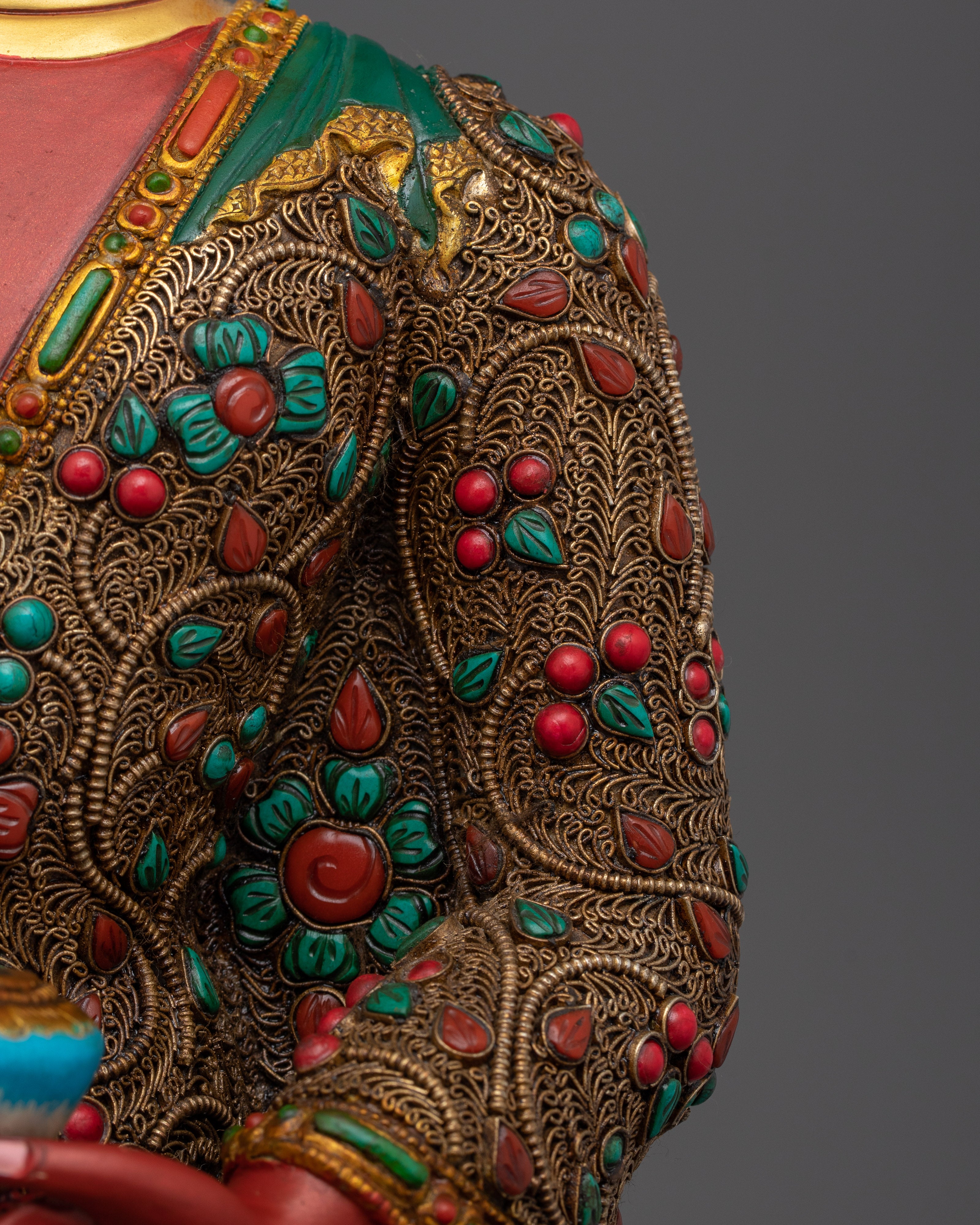 Amitabha Buddha Art in Copper | Sculpture for Shrine or Meditation