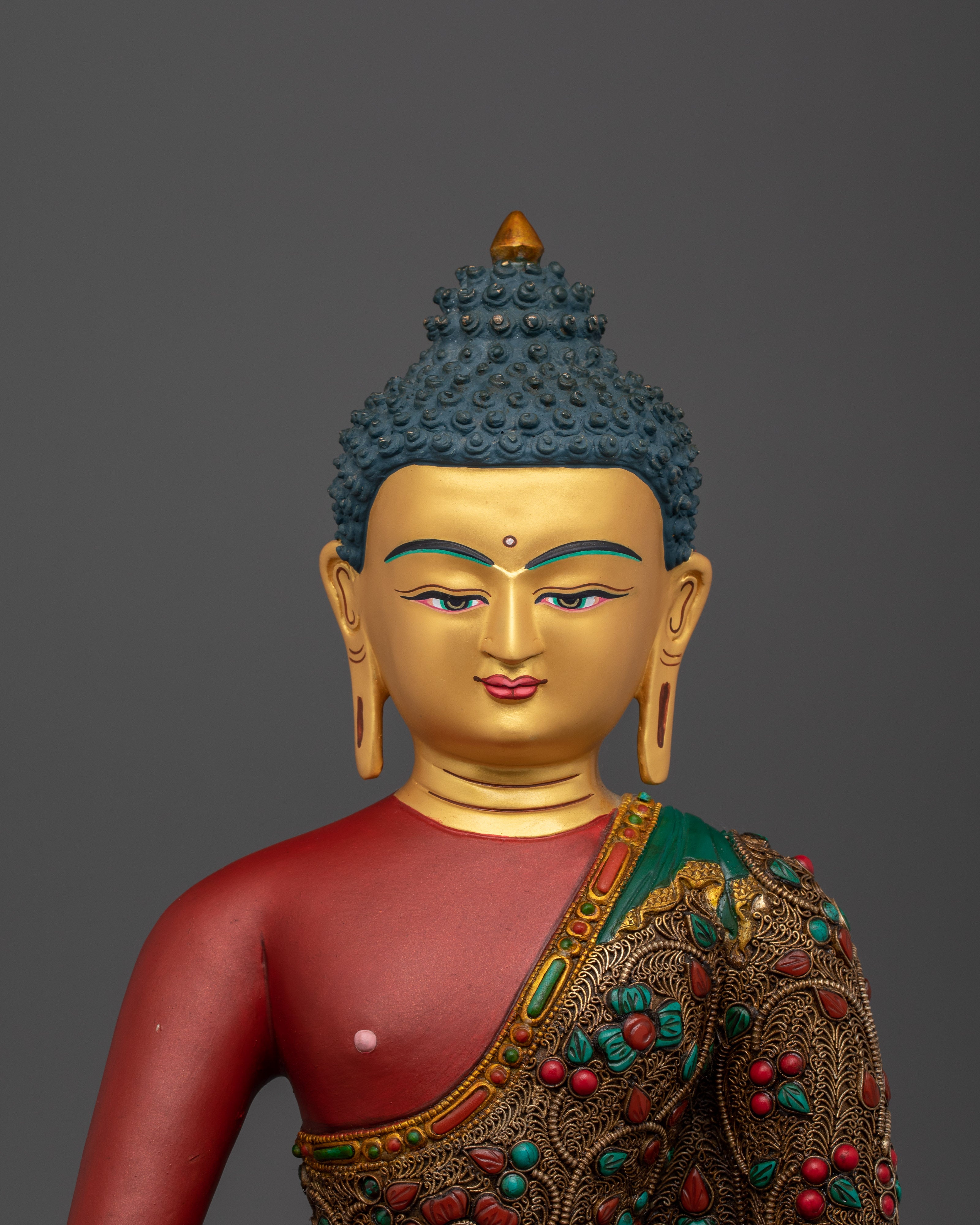 Amitabha Buddha Art in Copper | Sculpture for Shrine or Meditation