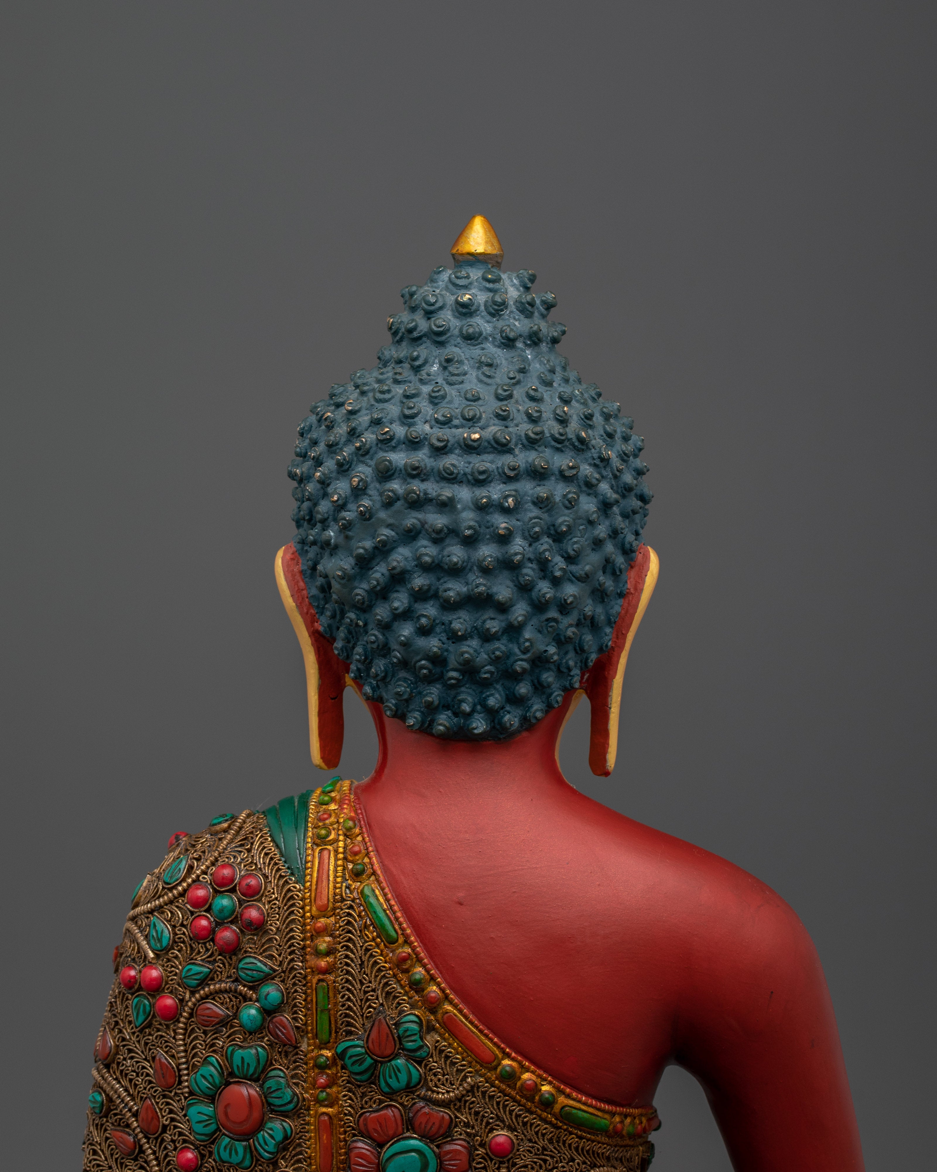 Amitabha Buddha Art in Copper | Sculpture for Shrine or Meditation