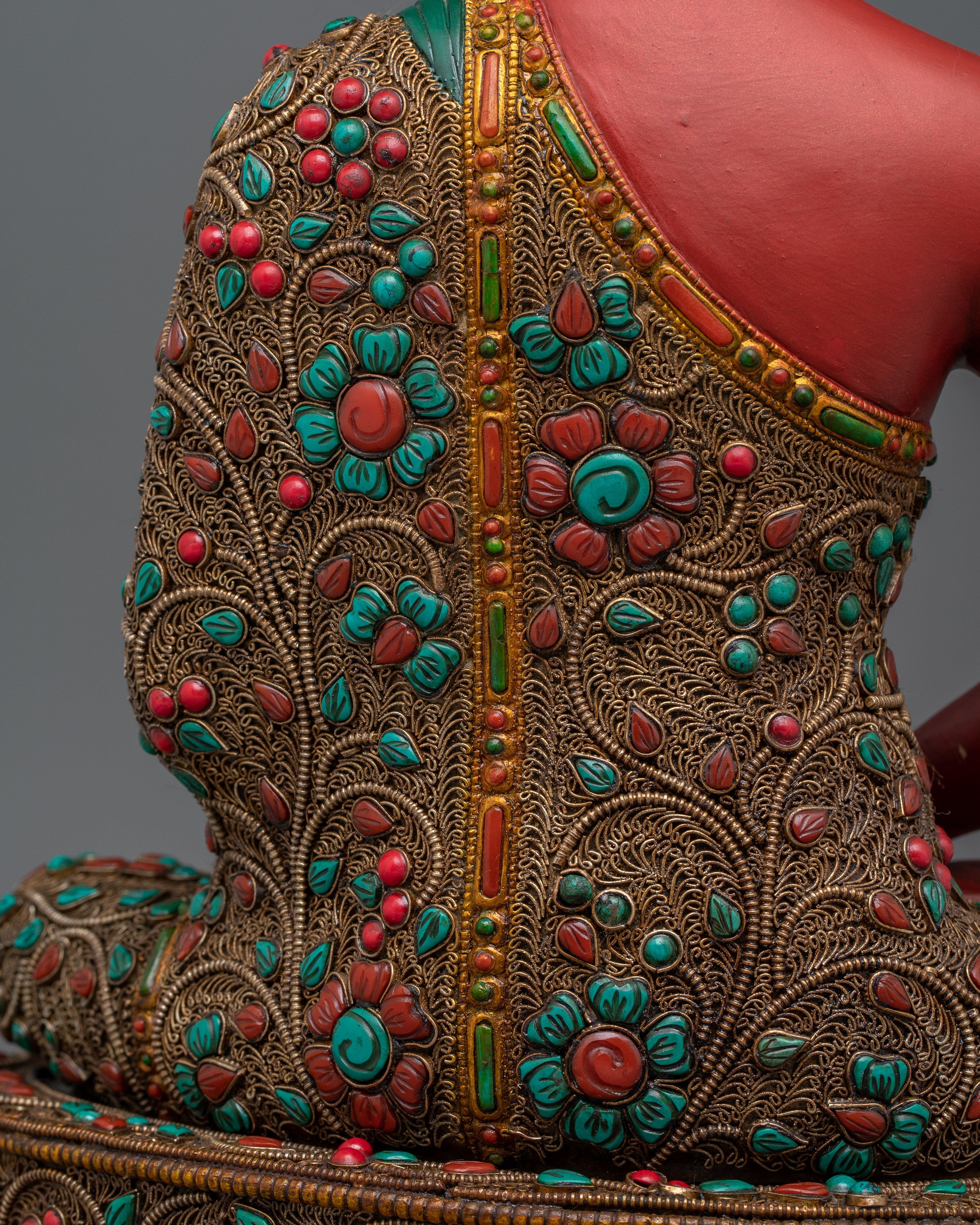 Amitabha Buddha Art in Copper | Sculpture for Shrine or Meditation