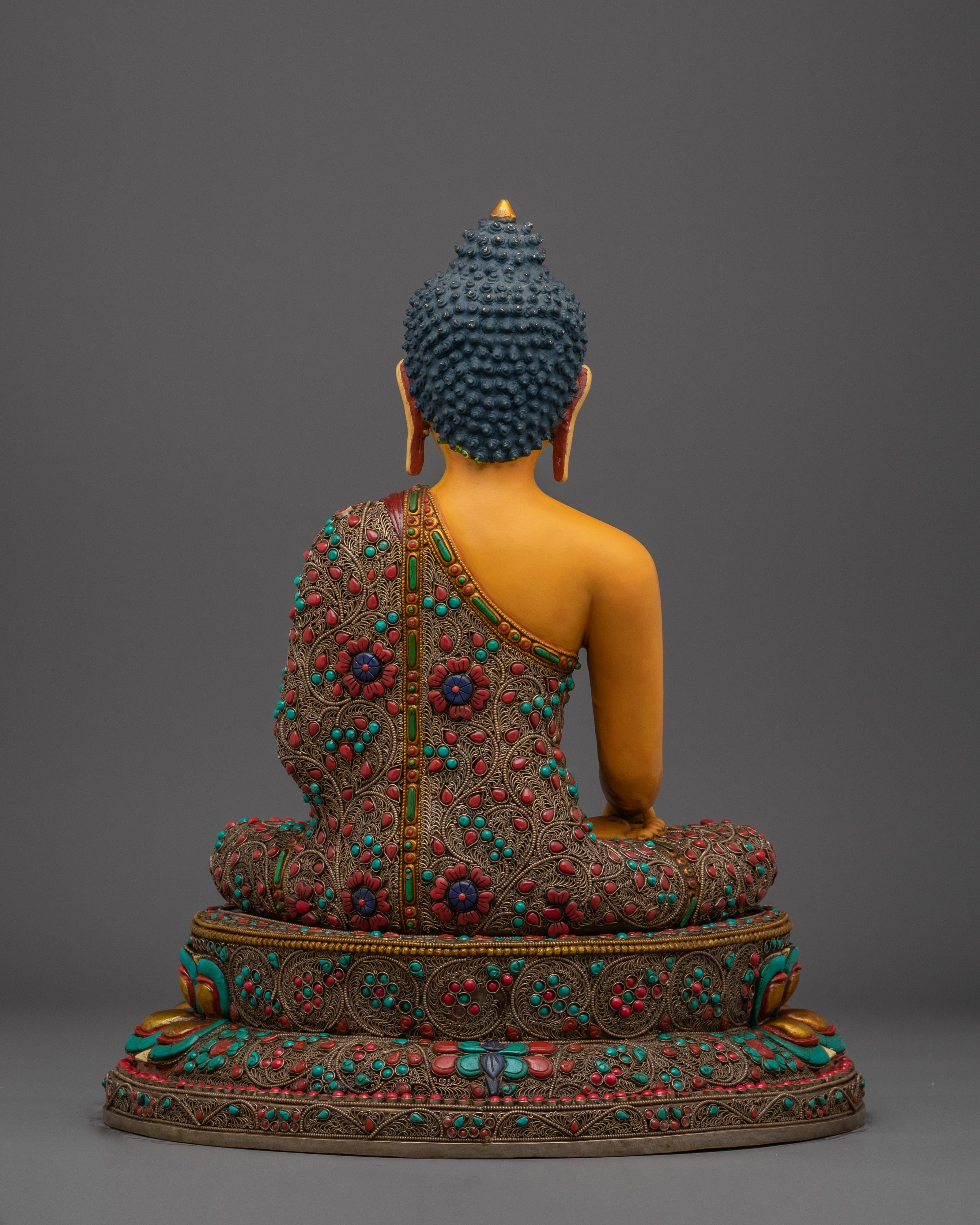 Shakyamuni, Historical Buddha of Dharma | Nepali Handcrafted Icon