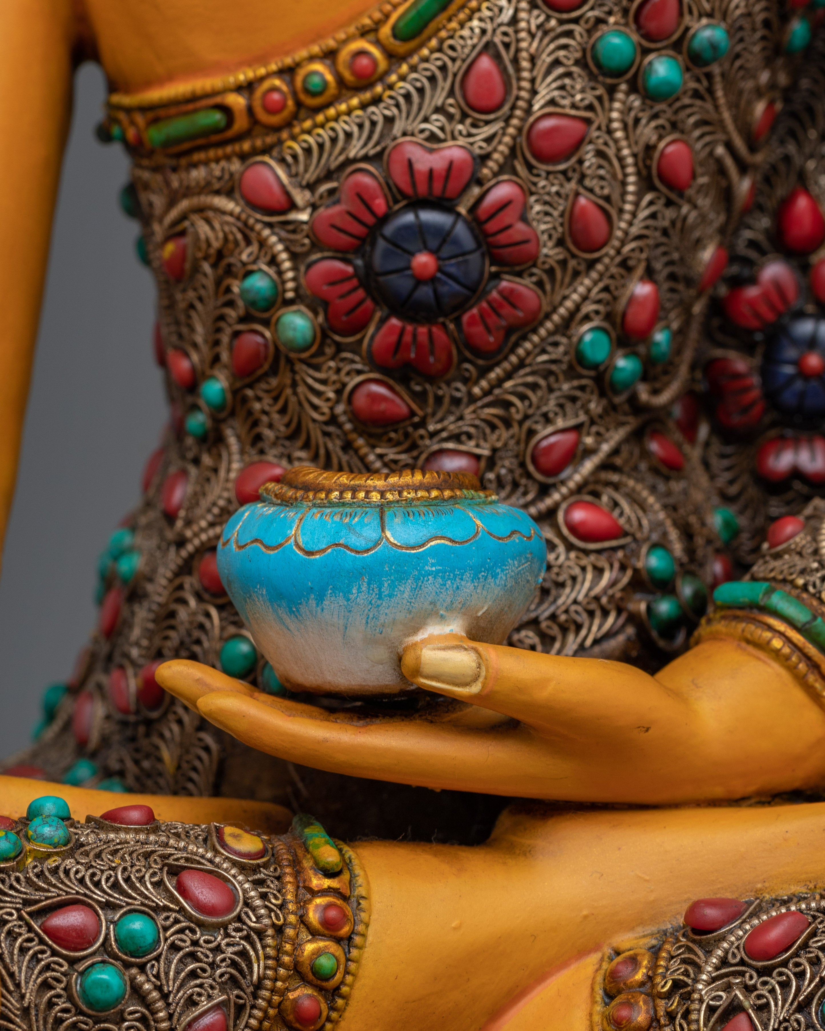 Shakyamuni, Historical Buddha of Dharma | Nepali Handcrafted Icon