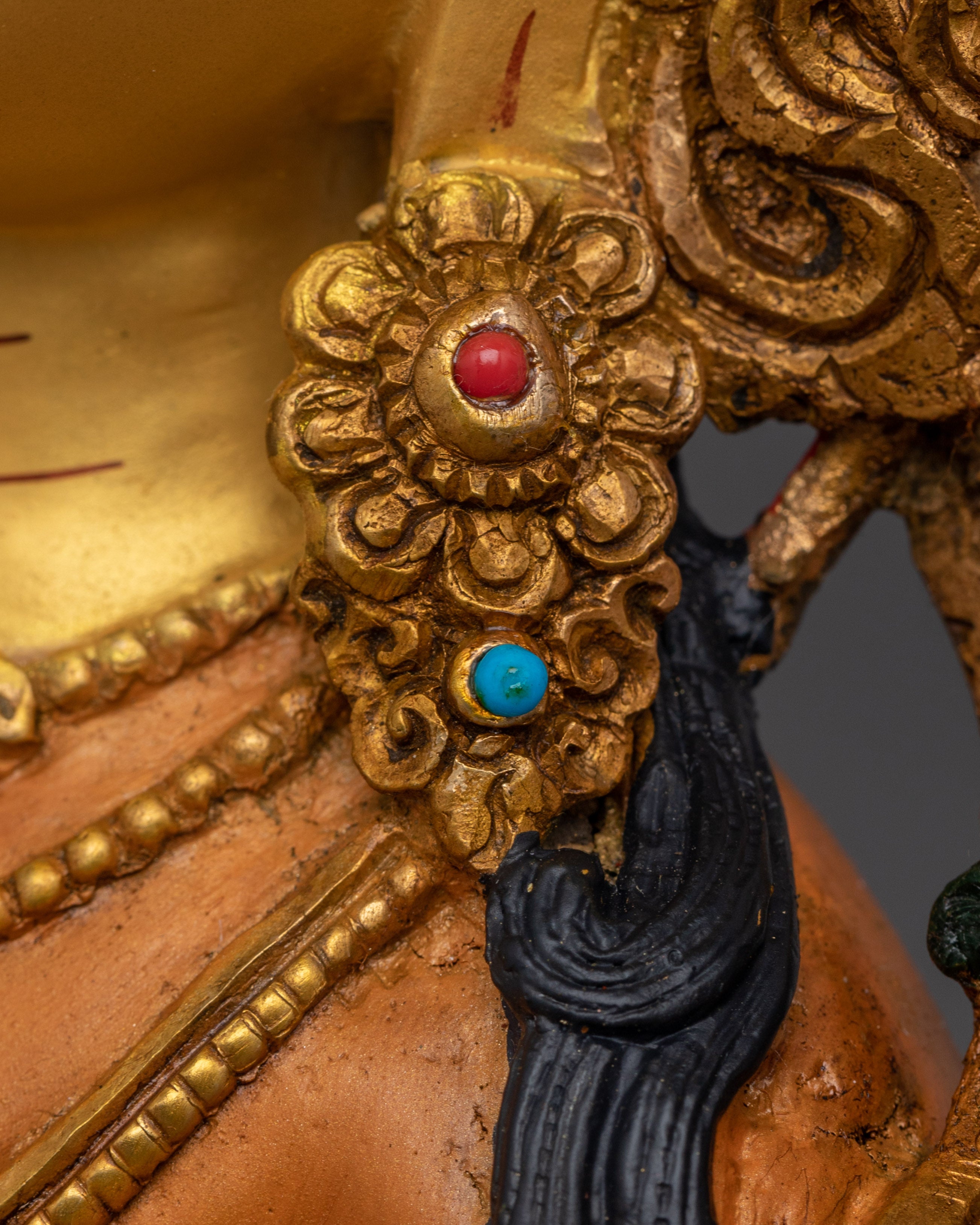 Manjushri, Wisdom Artwork | Gold-Gilded Tibetan Artwork