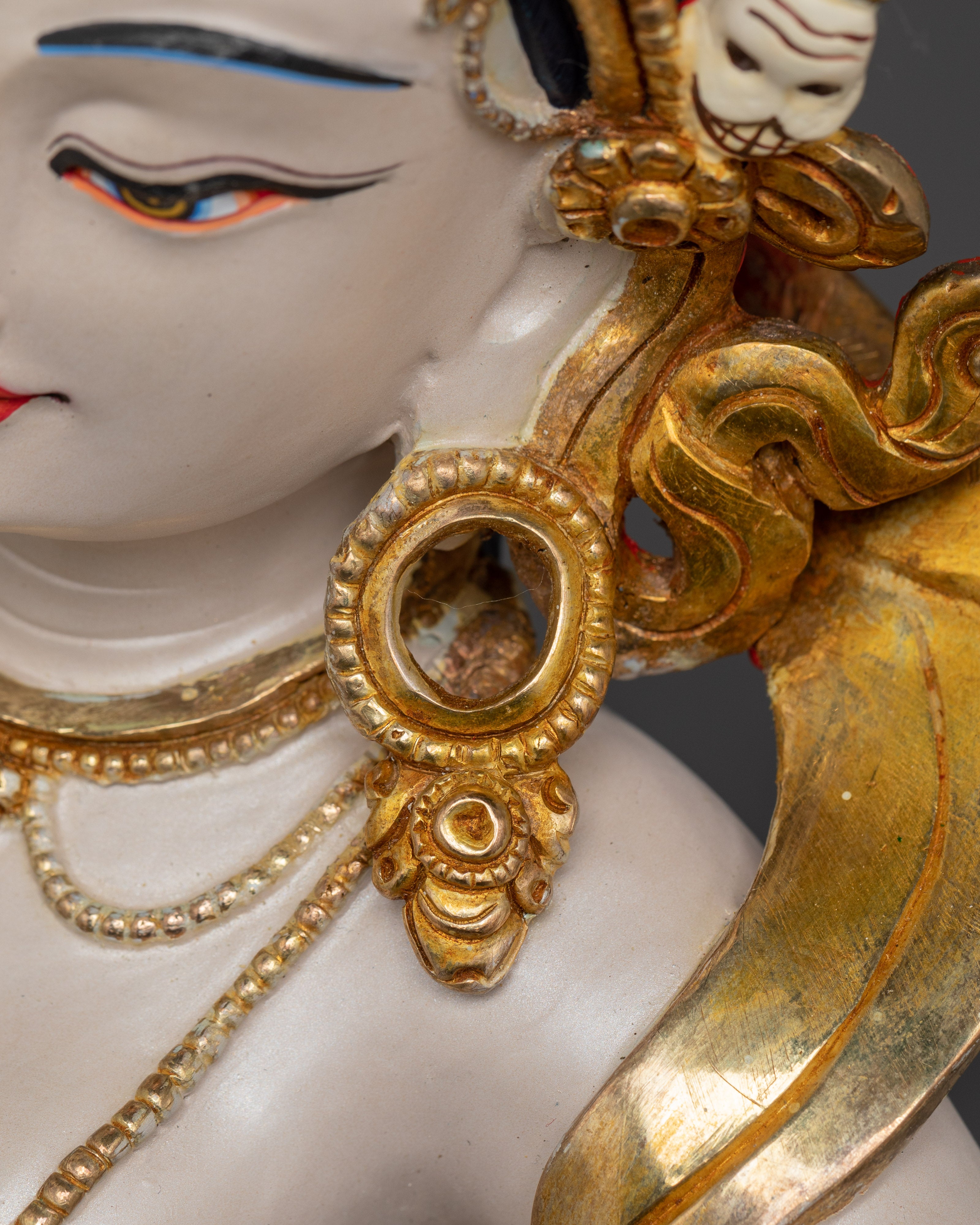 Handmade Machig Labdron Statue: Buddhist Yogini