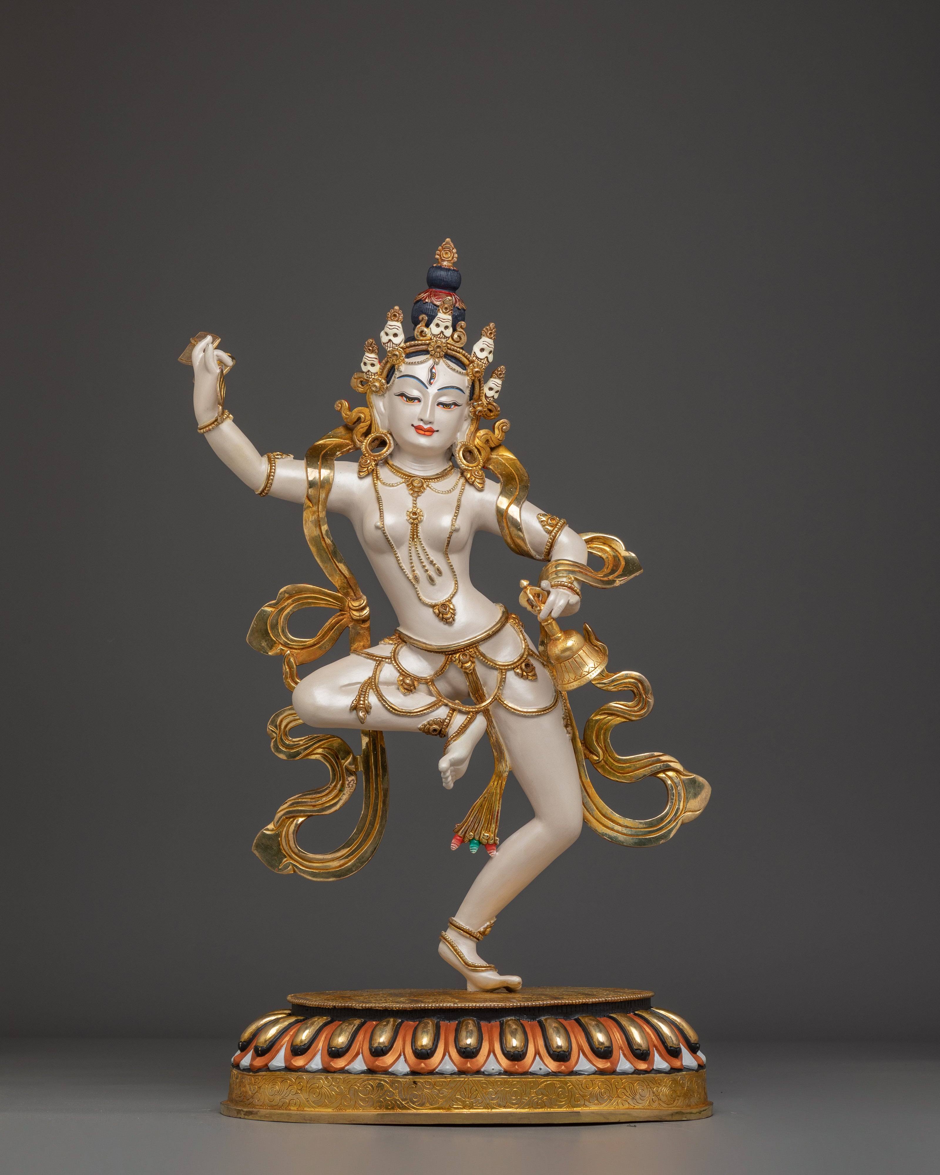 Handmade Machig Labdron Statue: Buddhist Yogini